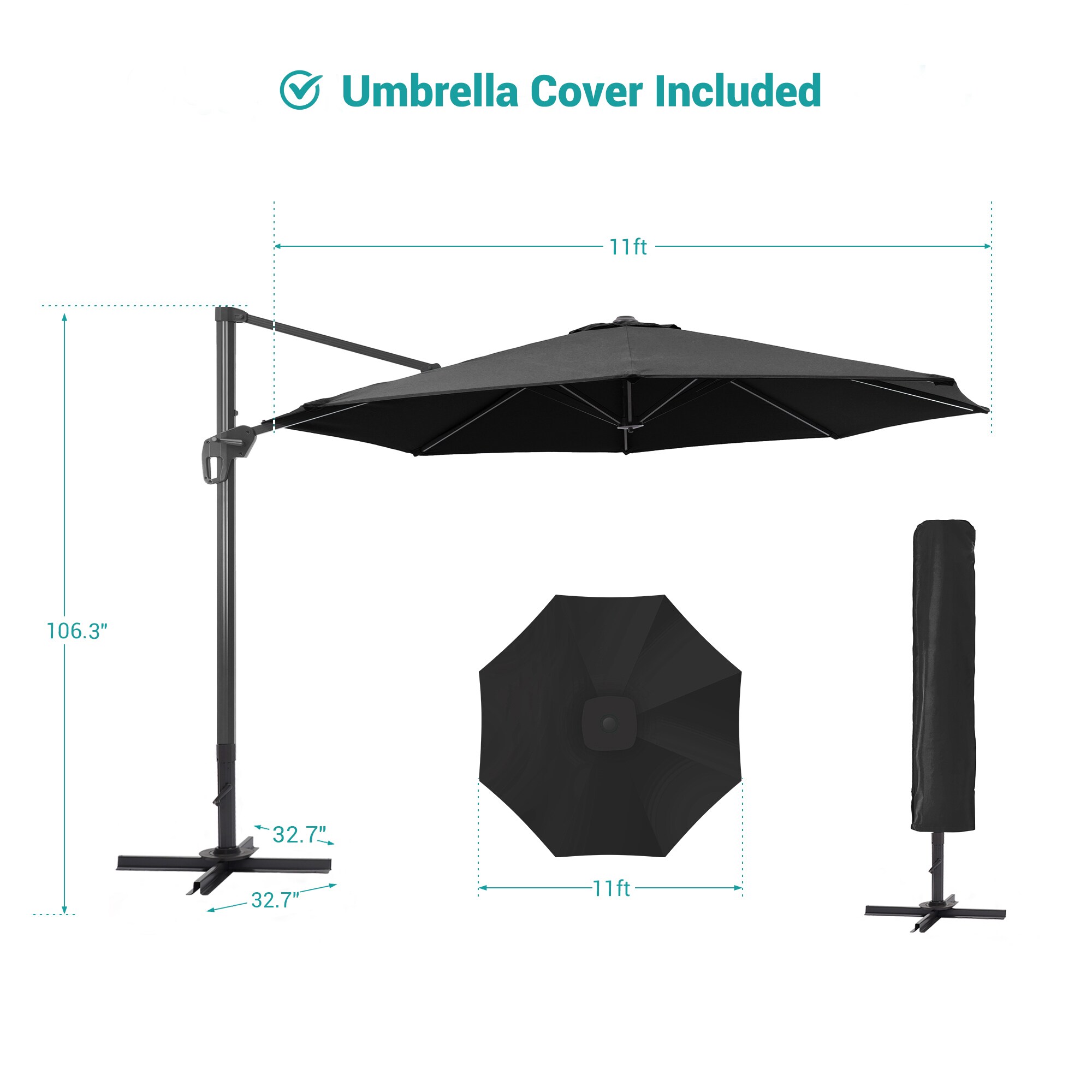 Sonkuki SD-ZD11BL Umbrellas-2 - View #2