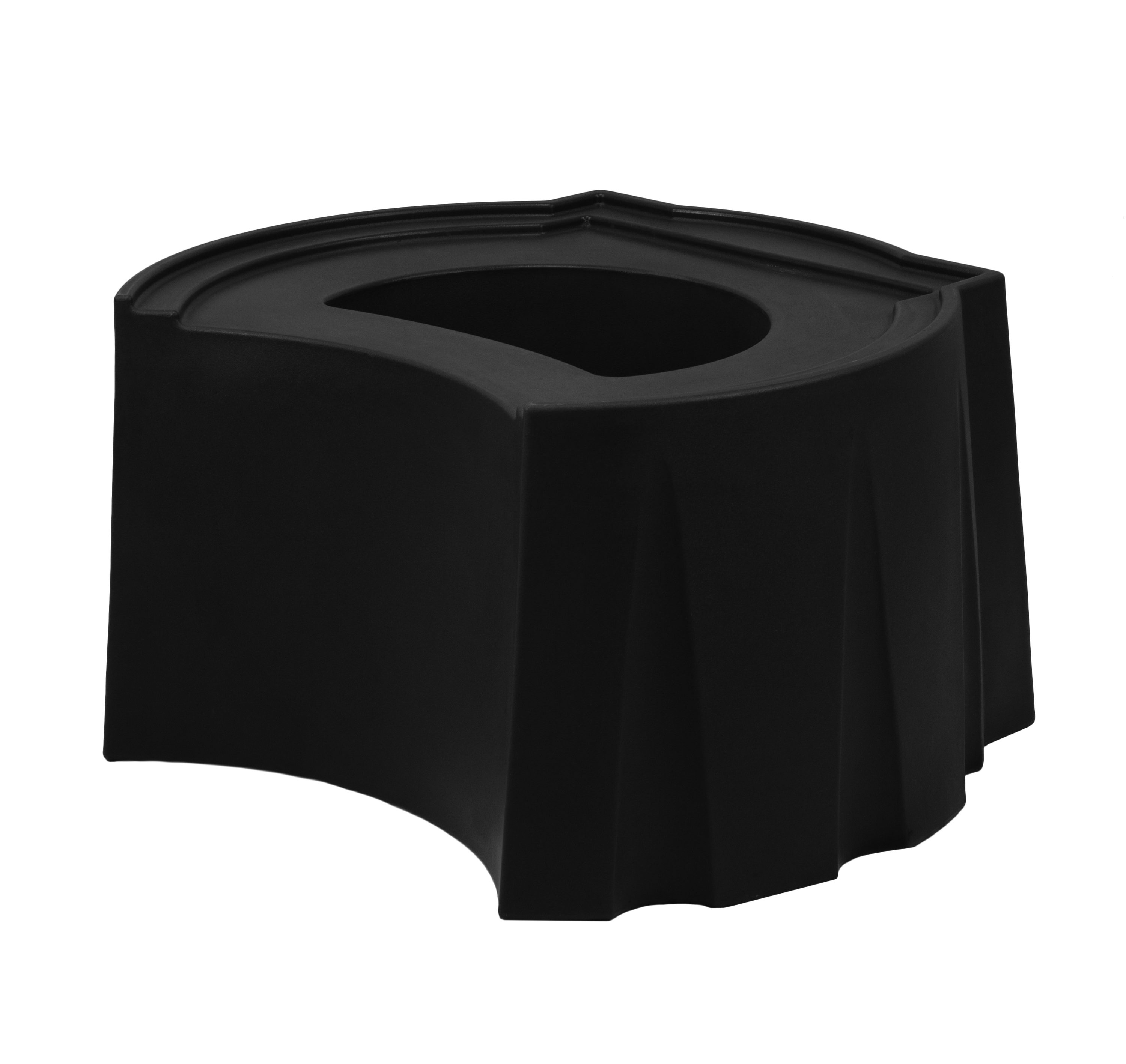 Good Ideas RW-UNI001-BLK 50-Gallon Black Plastic Rain Barrel