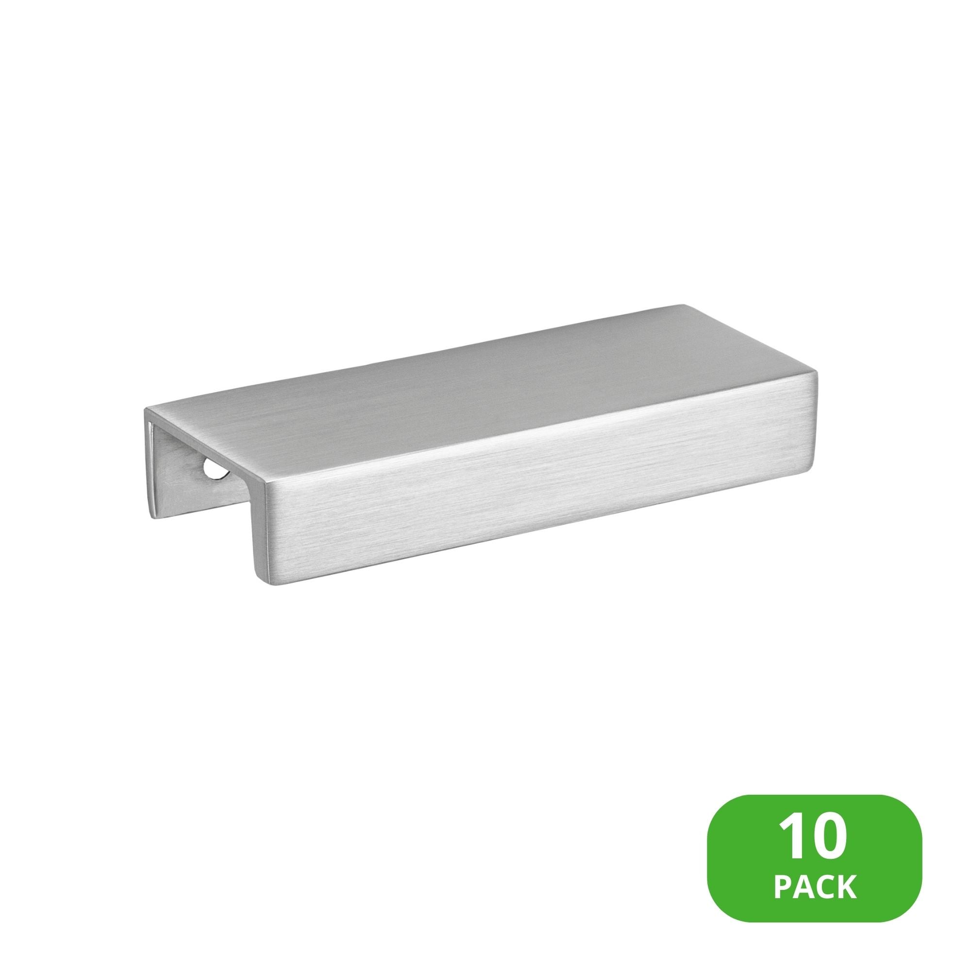 Sumner Street Home Hardware RL022351 Martin 3-in , 76mm Center to Center Satin Nickel Rectangular Edge 10 -Pack