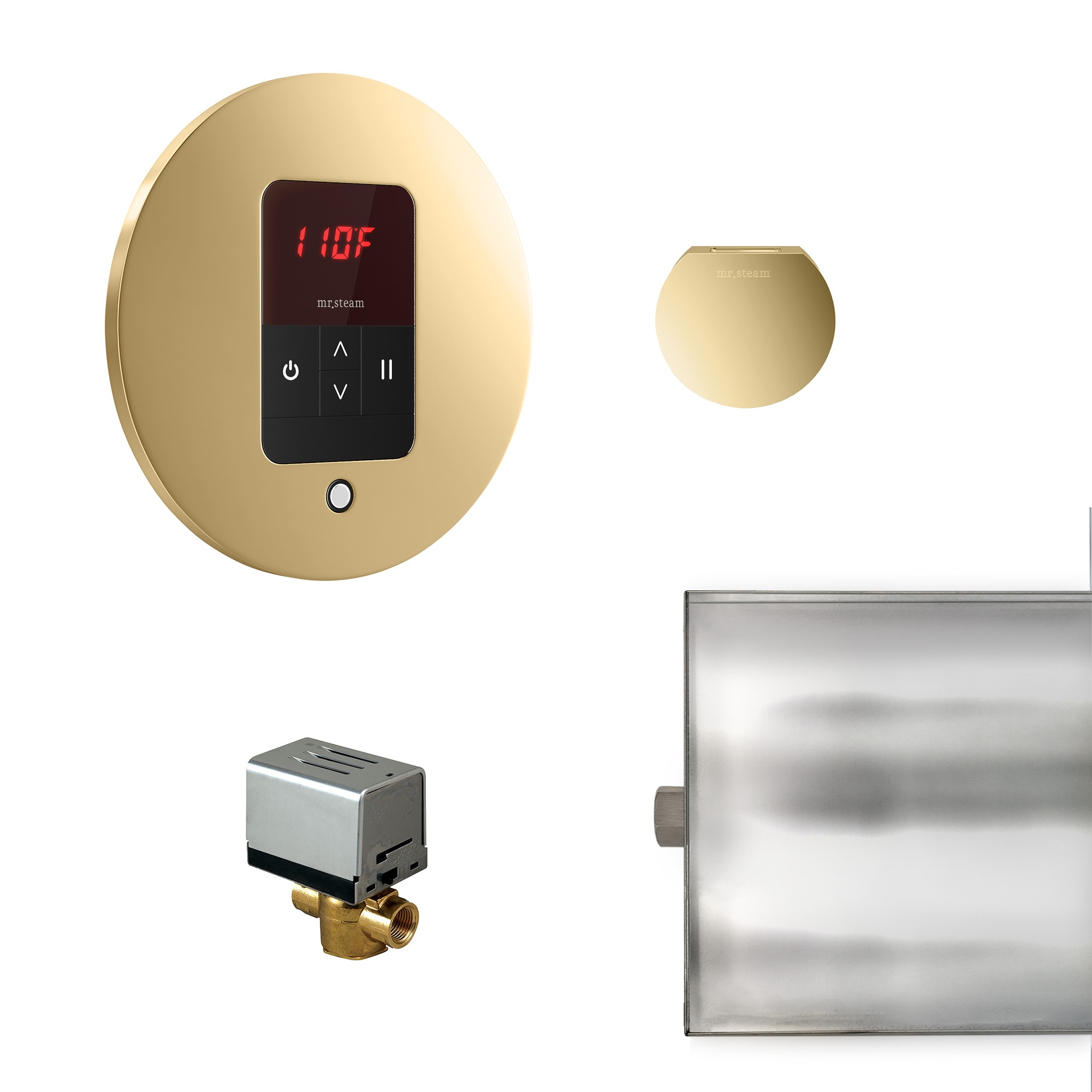 Mr. Steam BBUTLERRPB 120-Watt Polished Brass Steam generator control kit