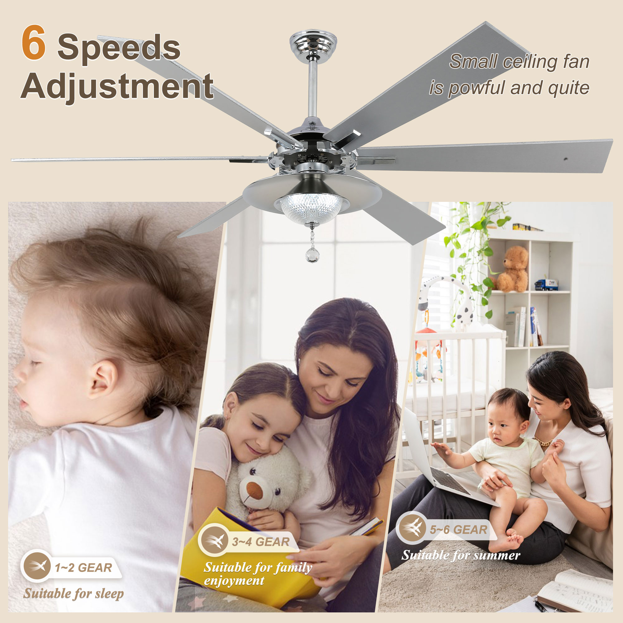 Bella Depot DCFSD7204-C Ceiling-Fans - View #5