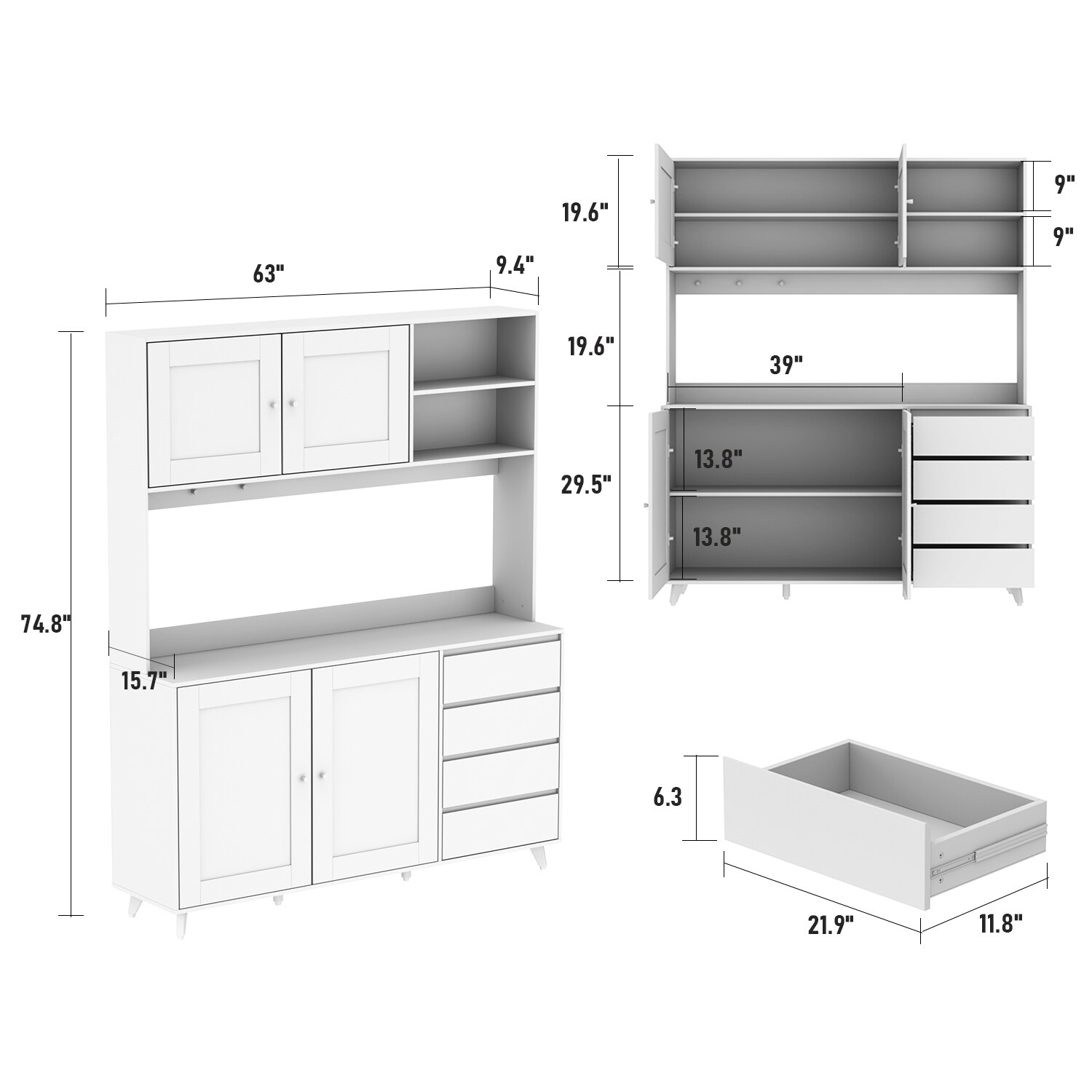 FUFU&GAGA LJY-JX0128-04+05 Dining-Kitchen-Storarge - View #10