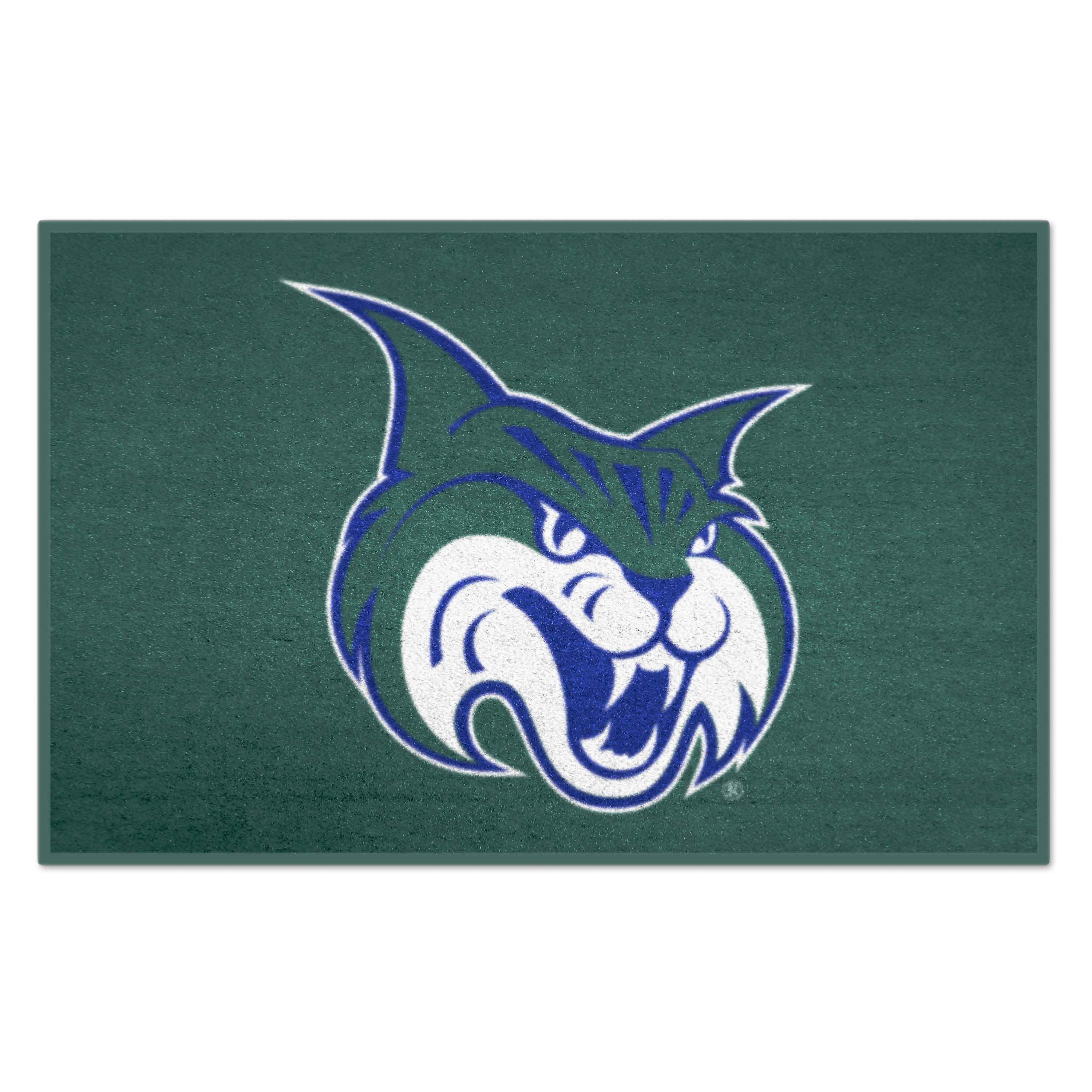 FANMATS 2944 Georgia College Bobcats 30-in x 19-in Green Nylon Indoor or outdoor Decorative Sports Door Mat