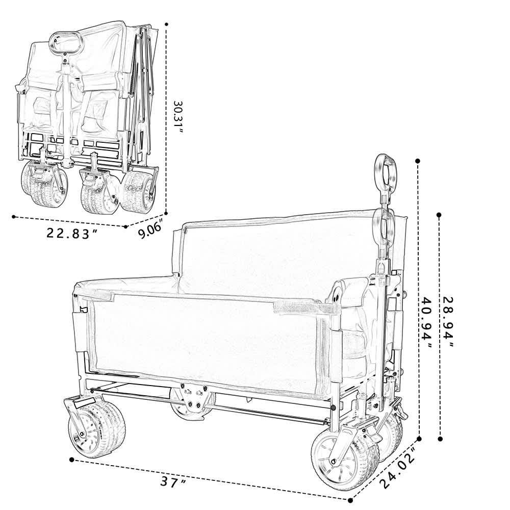 JUJABU ZJWAGONCART-2 Yard-Carts - View #6
