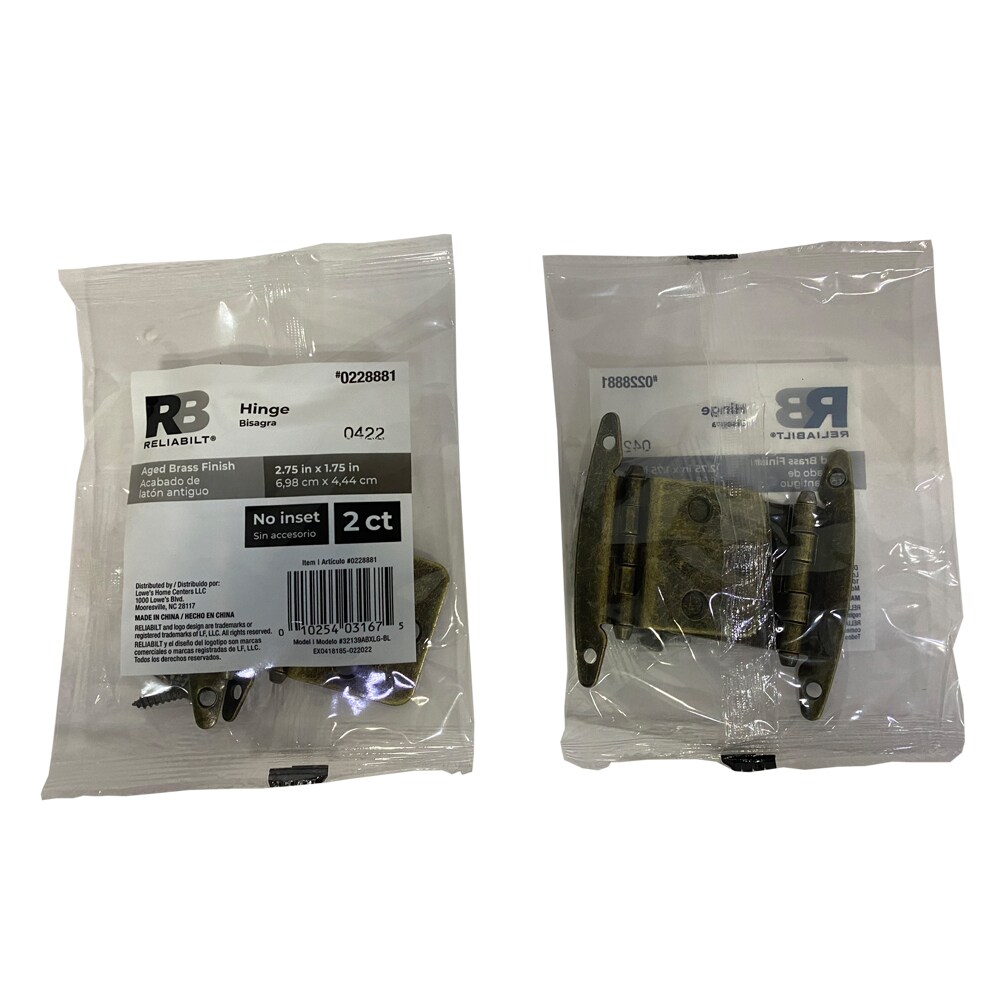 RELIABILT 32139ABXLG-BL Cabinet-Hinges - View #13