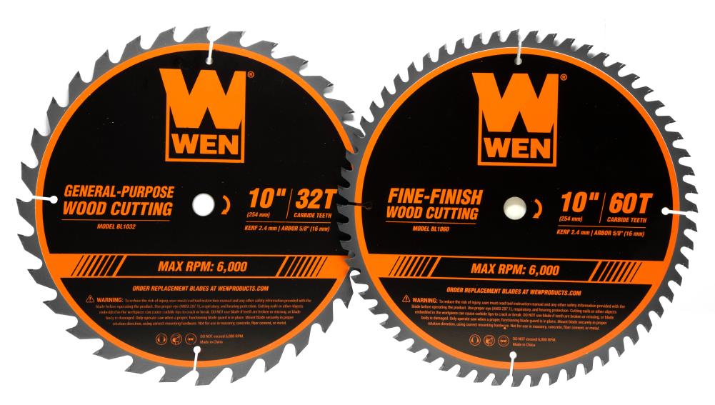 10" INCH NEIKO FINE CARBIDE TIP TIPPED CIRCULAR TABLE MITER SAW BLADE 60 TOOTH 