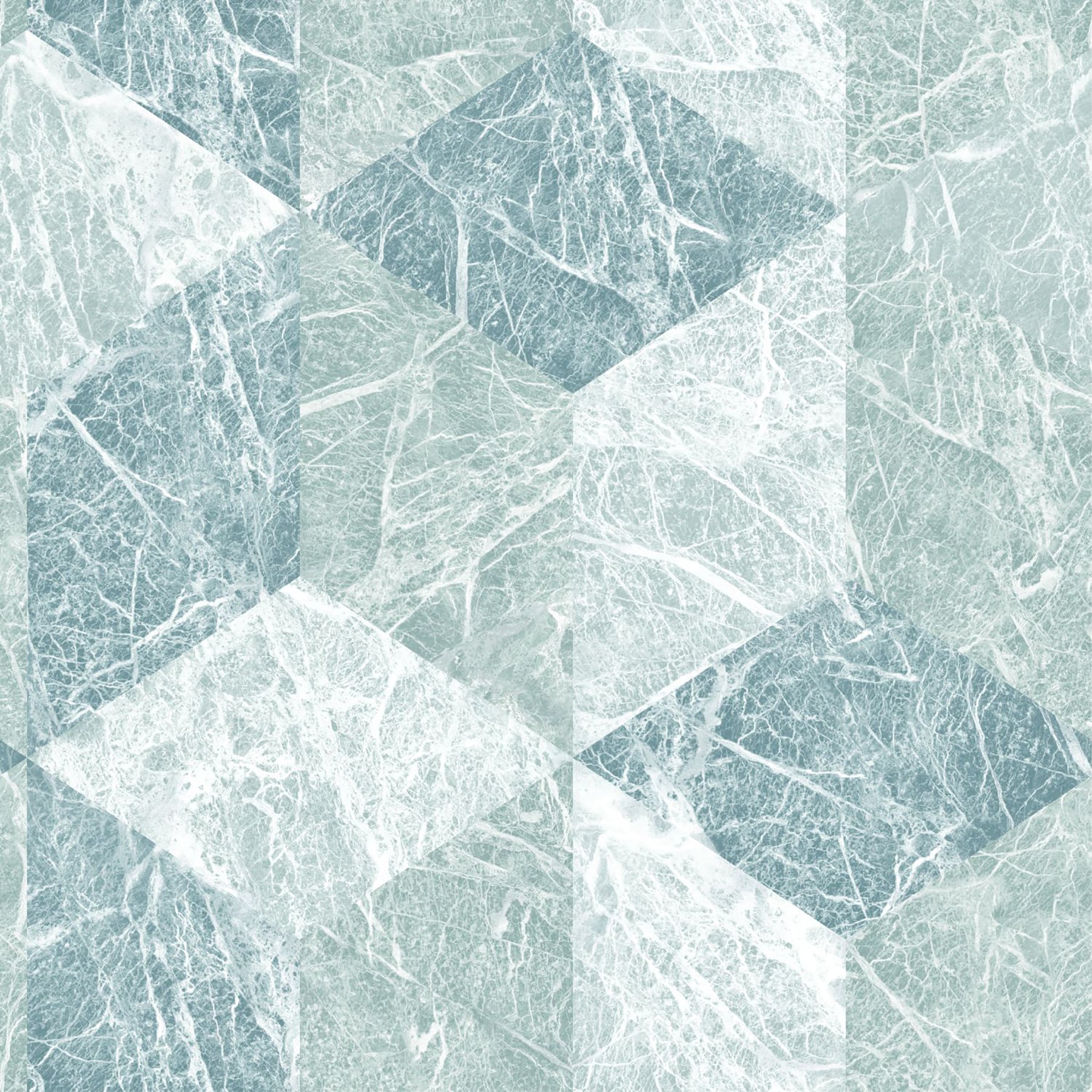 Origin DD347320 56.4-Sq. Feet Light Blue Non-woven Geometric Unpasted Wallpaper