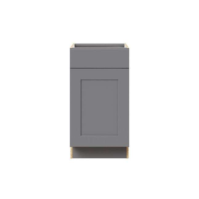 Hugo&Borg Laval 18-in W x 34.5-in H x 24.75-in D Laval Gray Door and ...