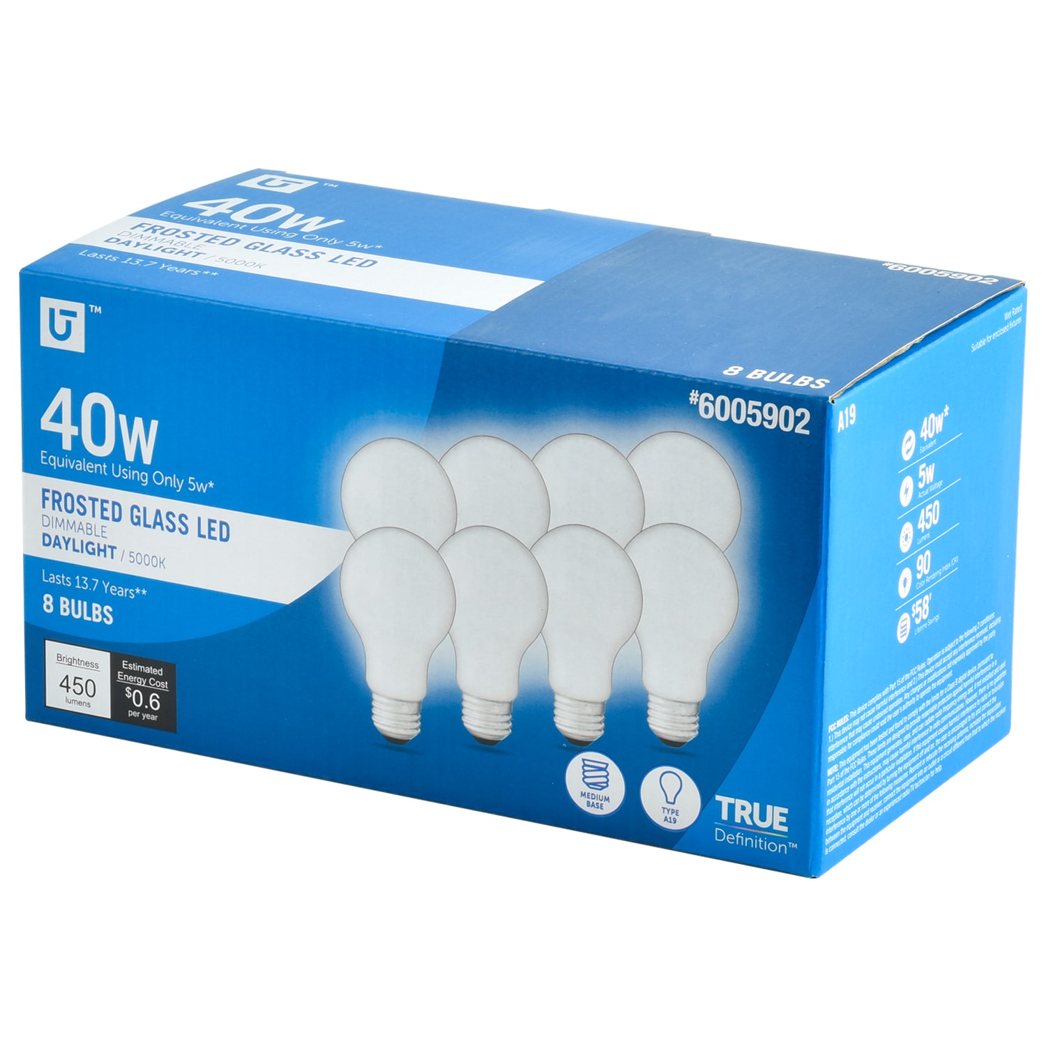 Utilitech 3A19DG5WOP50K8P Led-Lights - View #5
