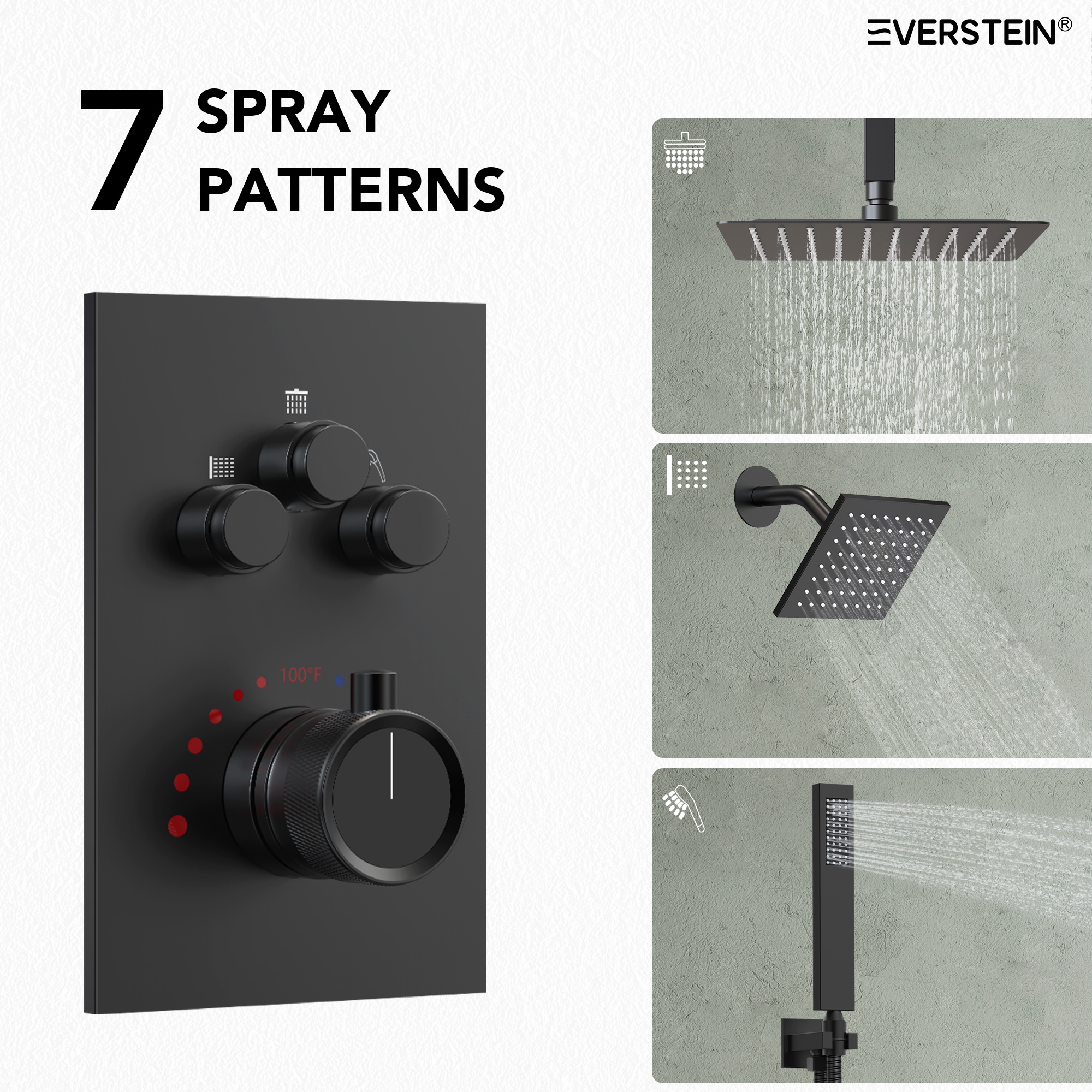 EVERSTEIN Q-922-OTOP Showerhead-Bar-Panels - View #4