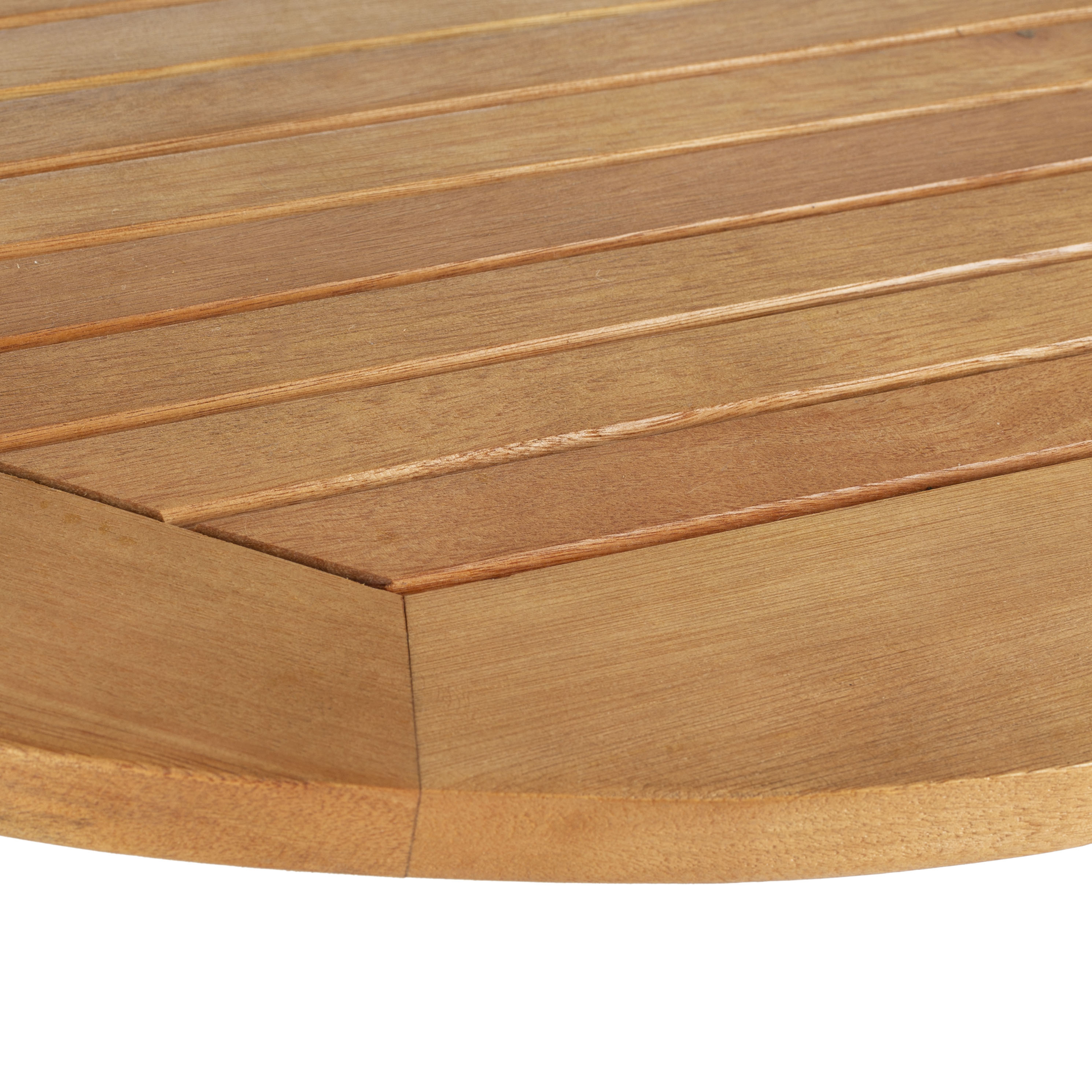 Safavieh PAT7045A Owens Half circle Outdoor End Table 16.5-in W x 27.6-in L