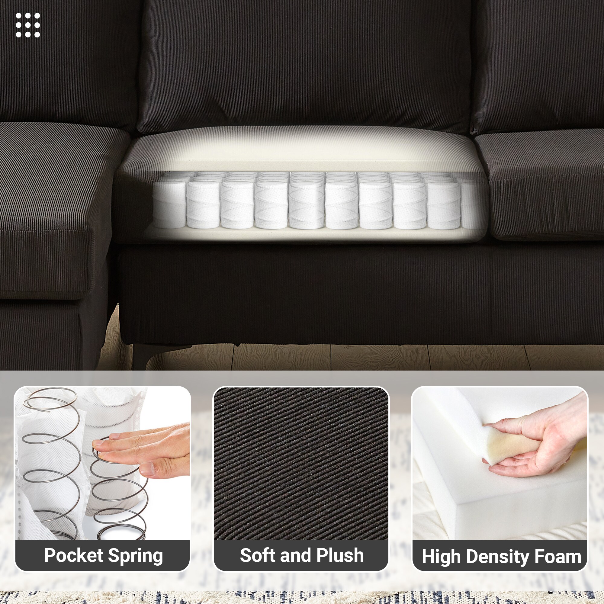 Pouuin SKM55 Sofas-Loveseats - View #5