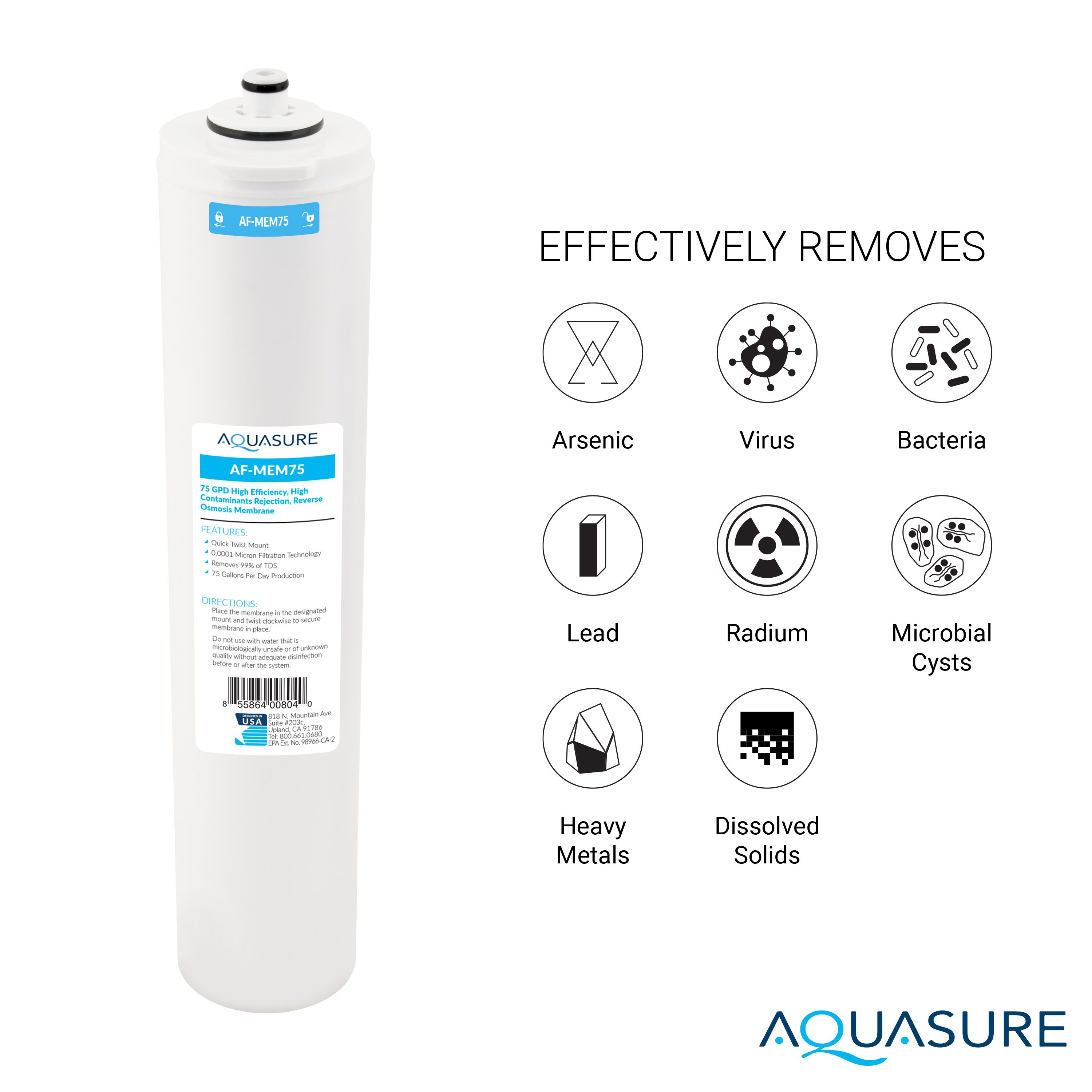 AQUASURE AF-CP75 Replacement-Water-Filters-Cartridges - View #3