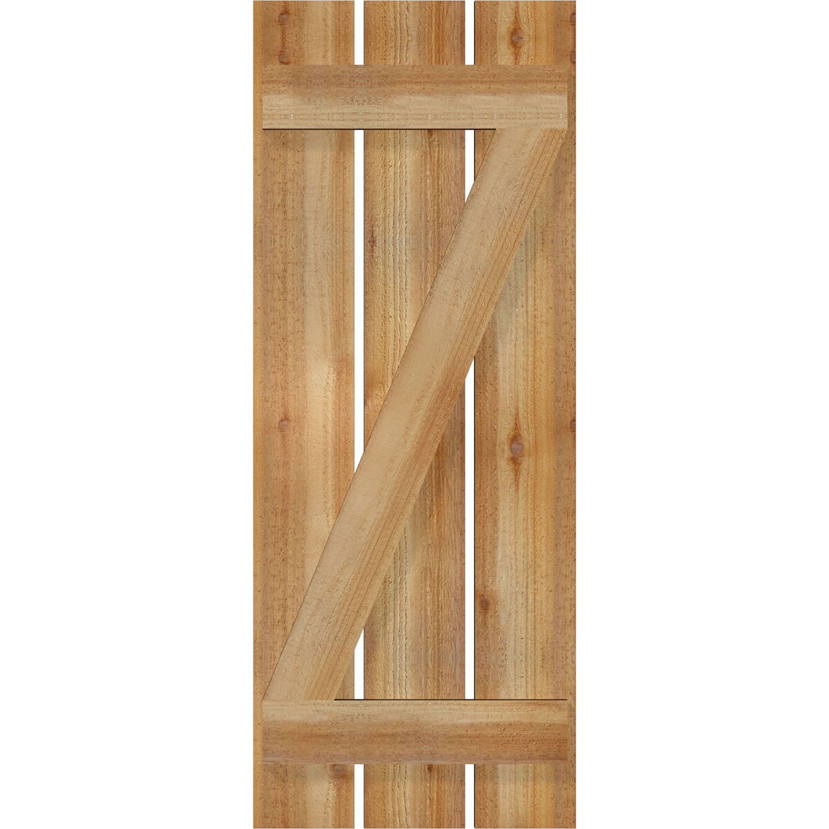 Ekena Millwork RBS06Z17X044RWR Exterior-Shutters - View #5