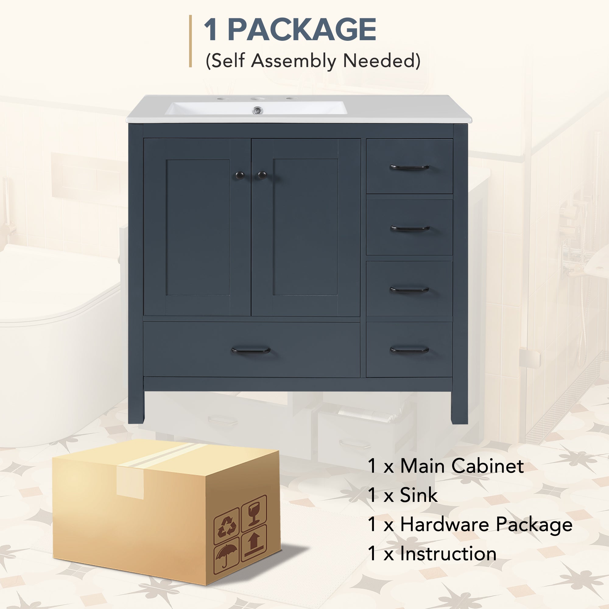 Boyel Living BL-VY-3735C Bath-Vanity-Combo - View #8