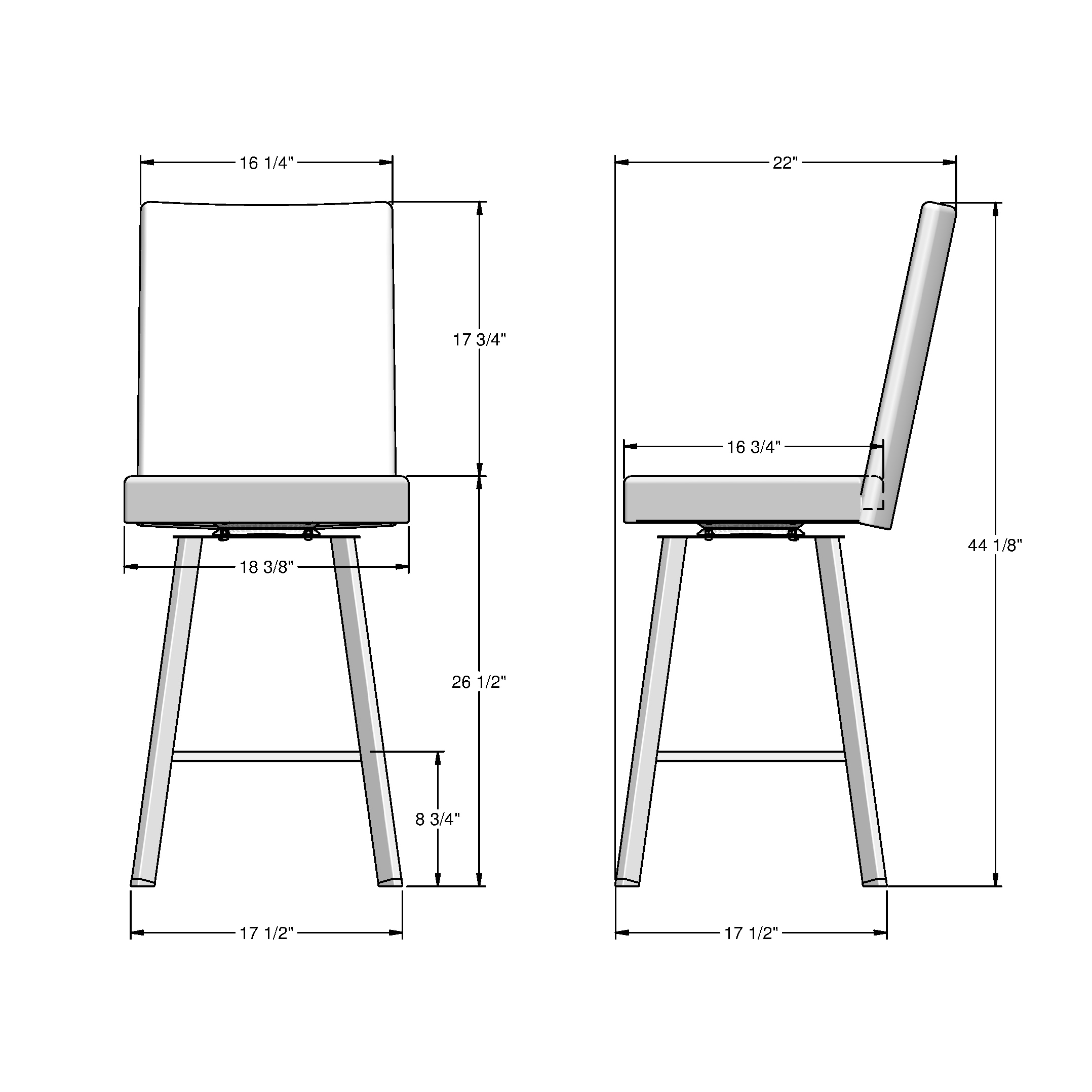 Amisco 41530-26WE/1B24BQF4 stools - View #4