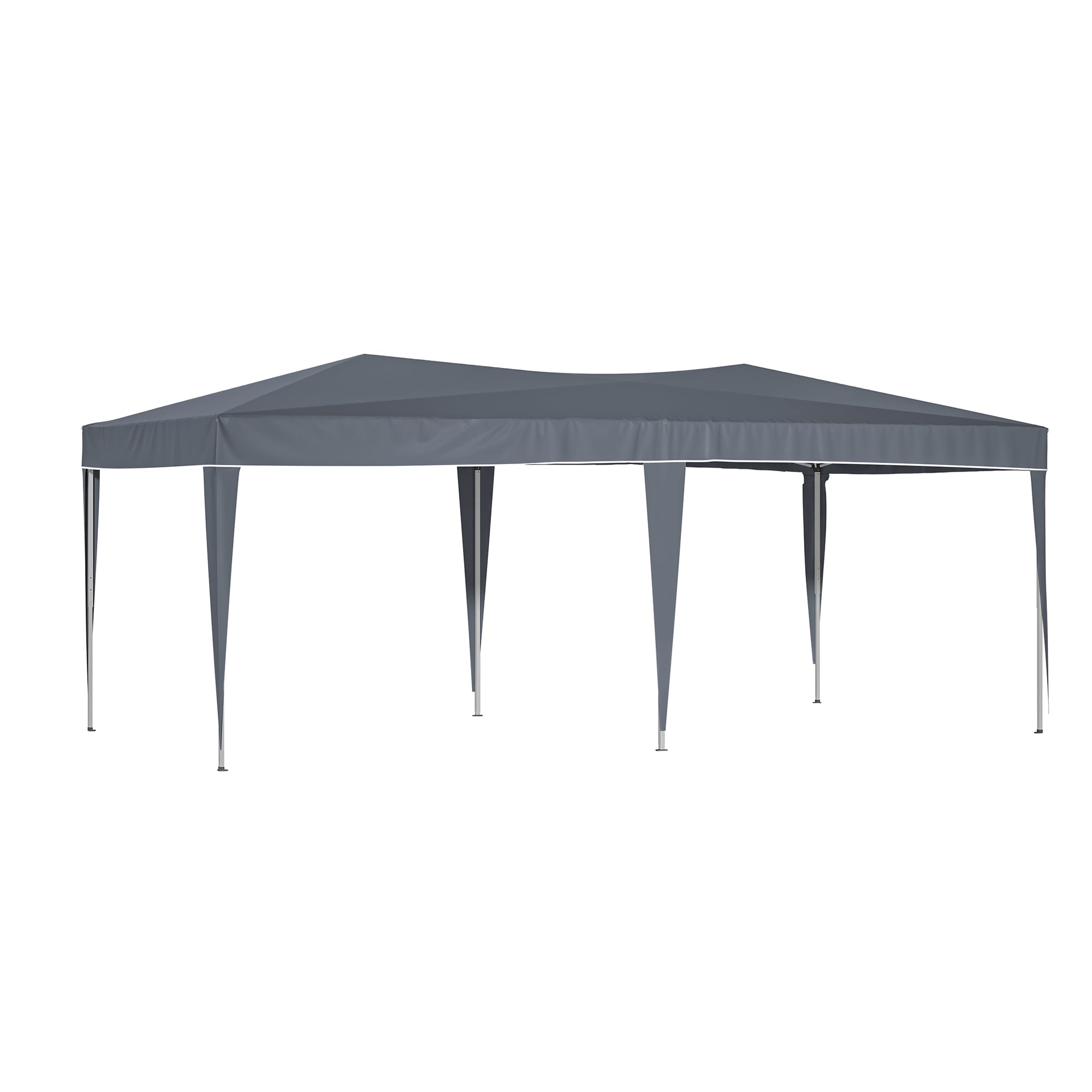 SINOFURN SYB550005GY 20-ft x 10-ft Rectangle Gray Pop-up canopy
