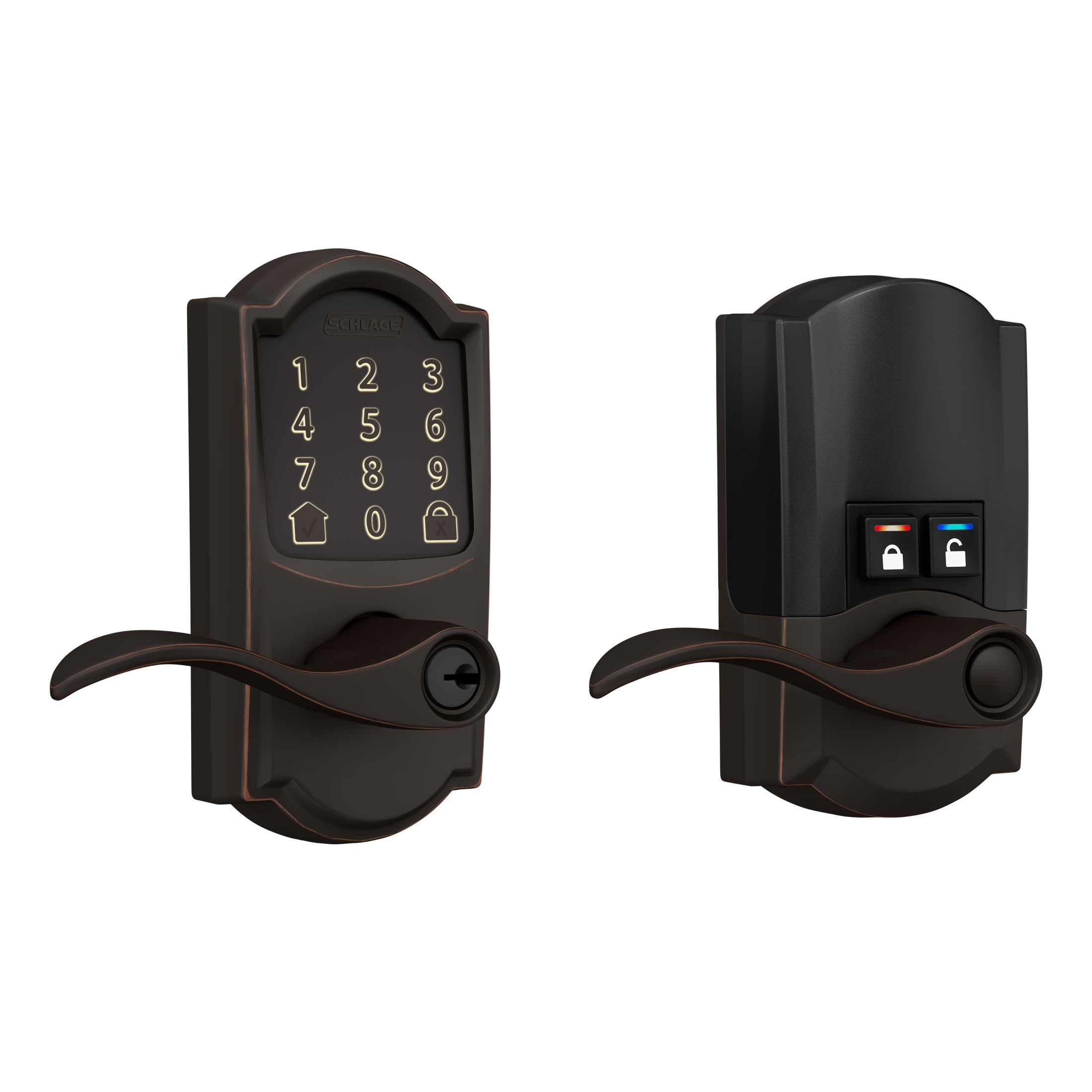 Schlage Encode Plus Camelot Aged Bronze Wifi Bluetooth Electronic