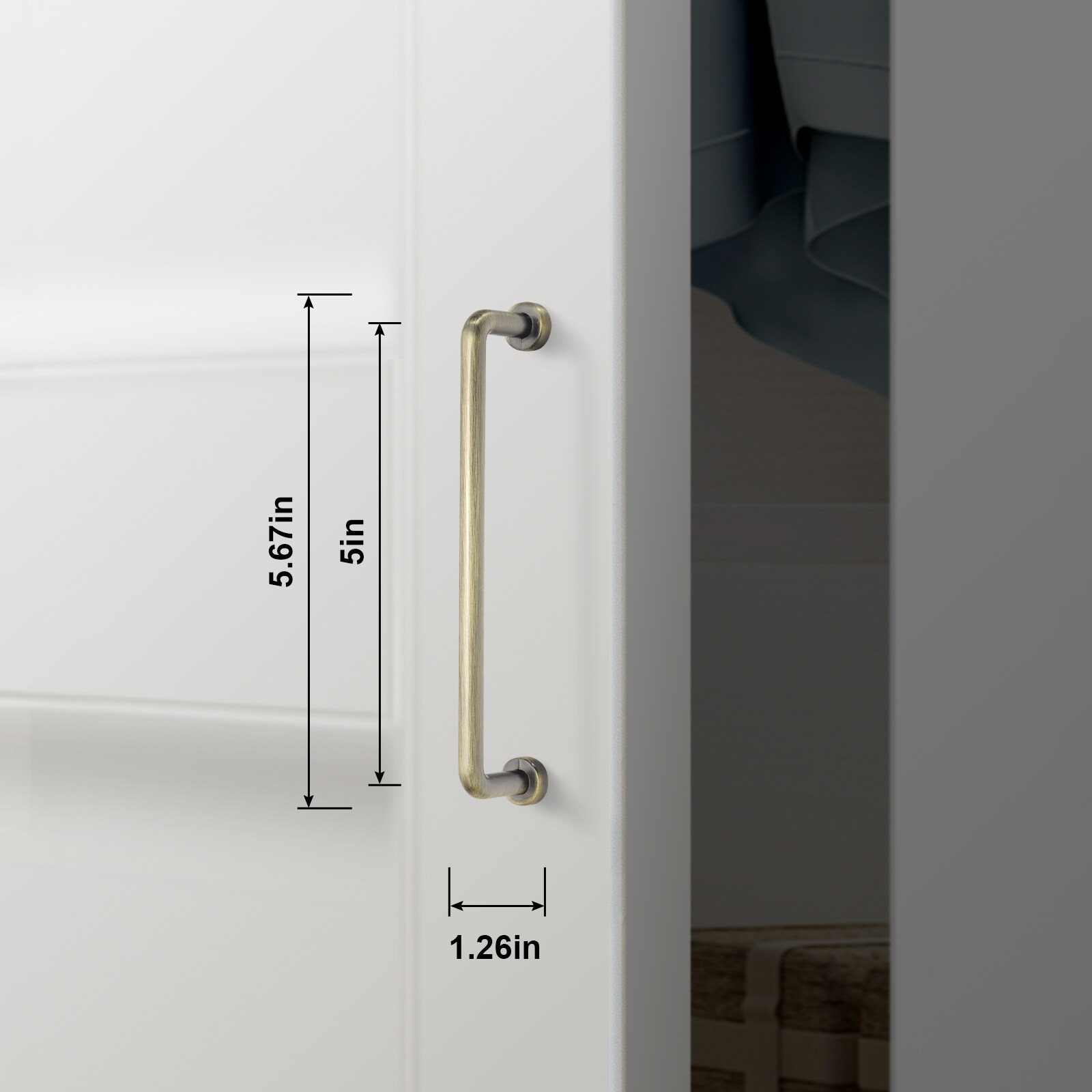 Miaokesen 1827QG-128 Cabinet-Pulls - View #2