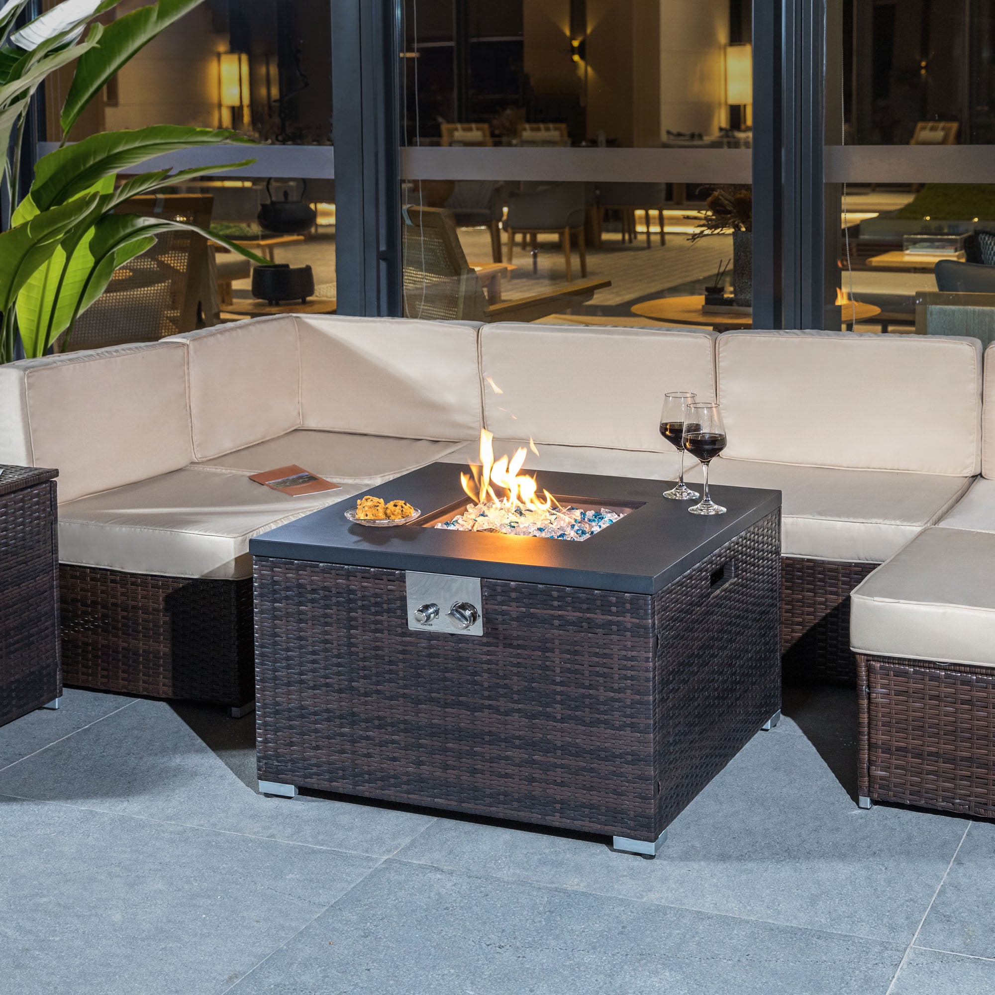 Christopher Knight Home 334676 Outdoor-Gas-Firepits - View #3