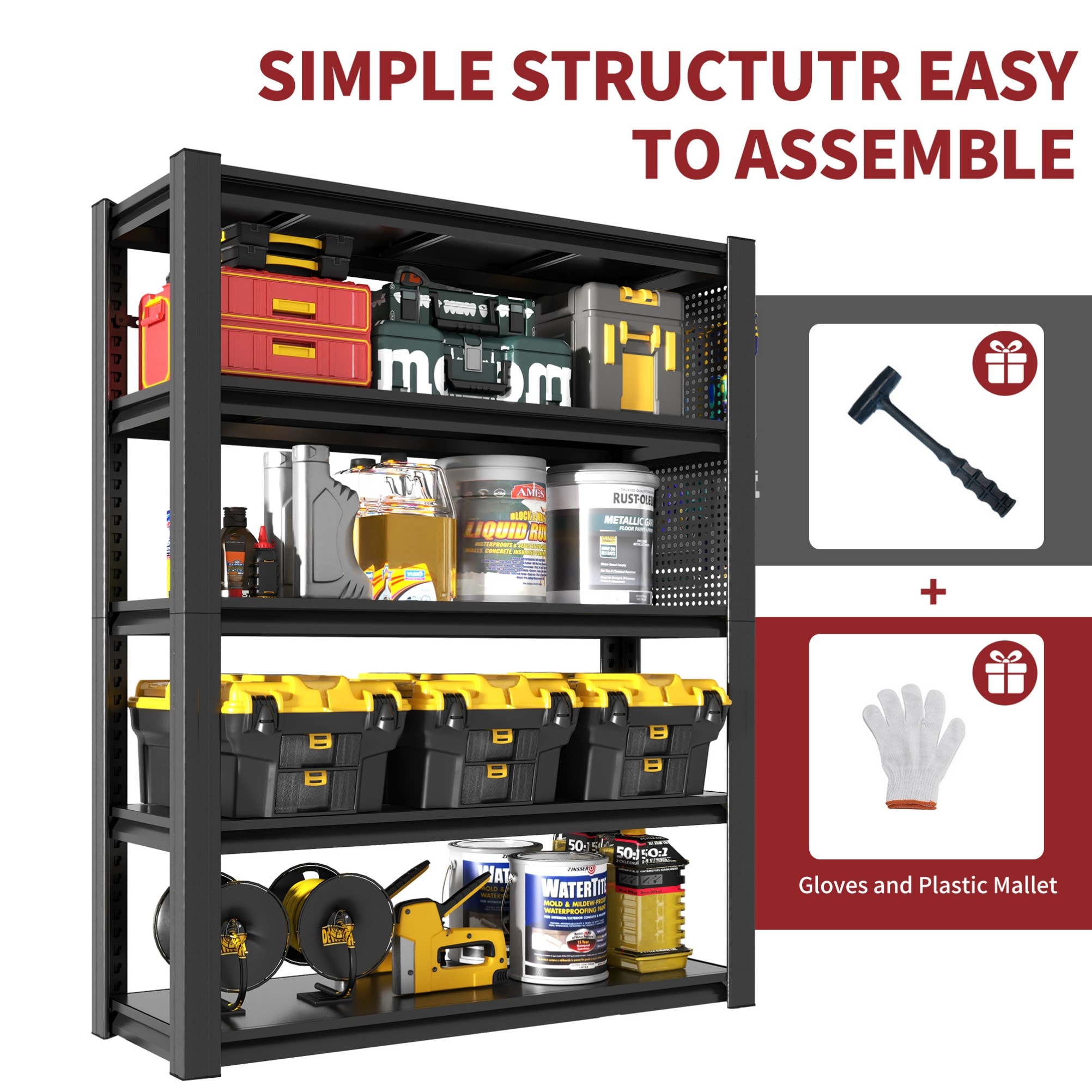 Siavonce XH76488 Free-Standing-Shelving - View #8