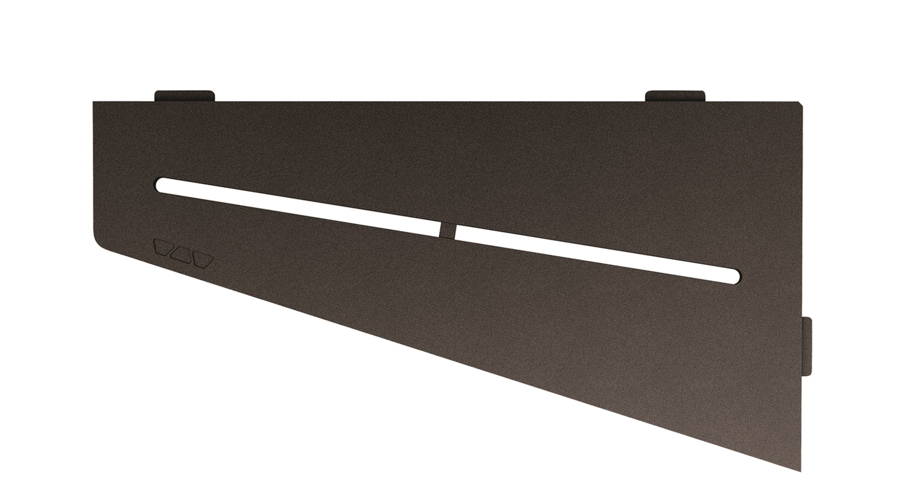 Schluter Systems SES3D7TSDA Shelf Quadrilat Corner Pure Dk Anthracite