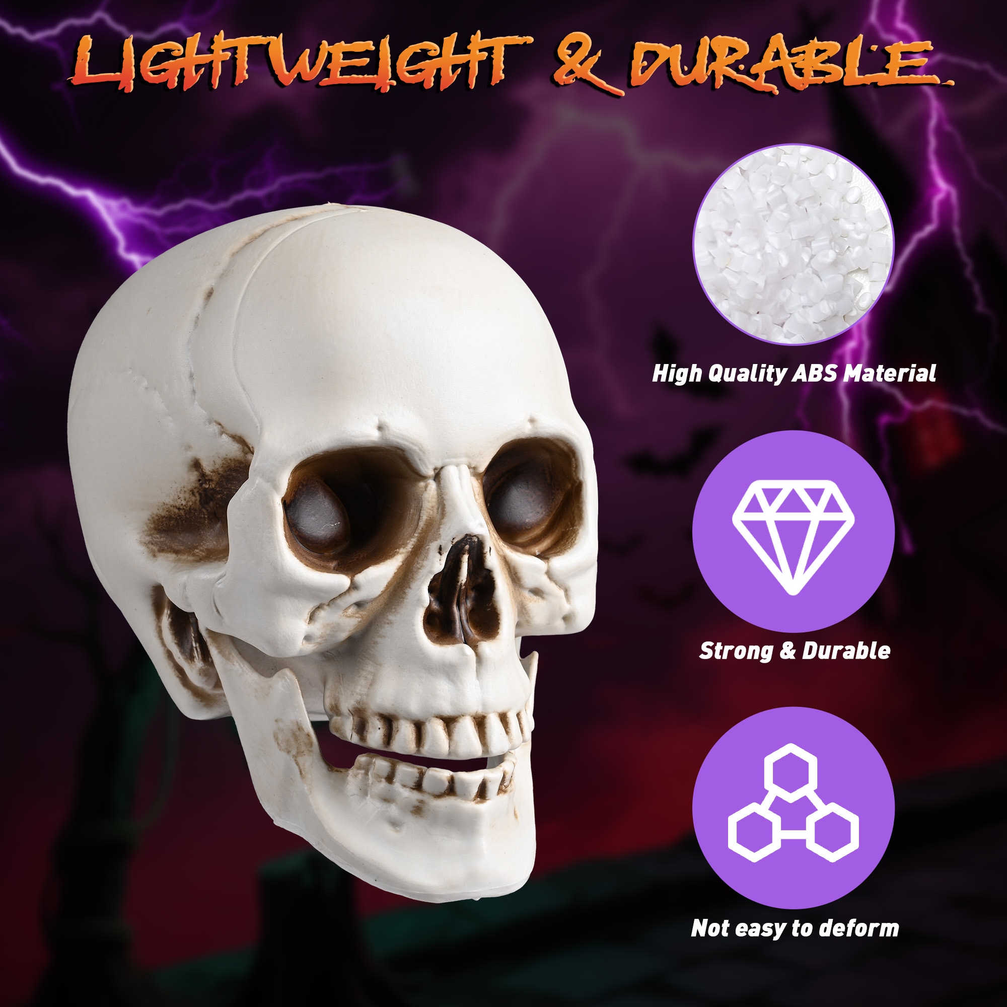Yescom 60HALHAL025-KLTGB-LO Table-Halloween-Decor - View #5