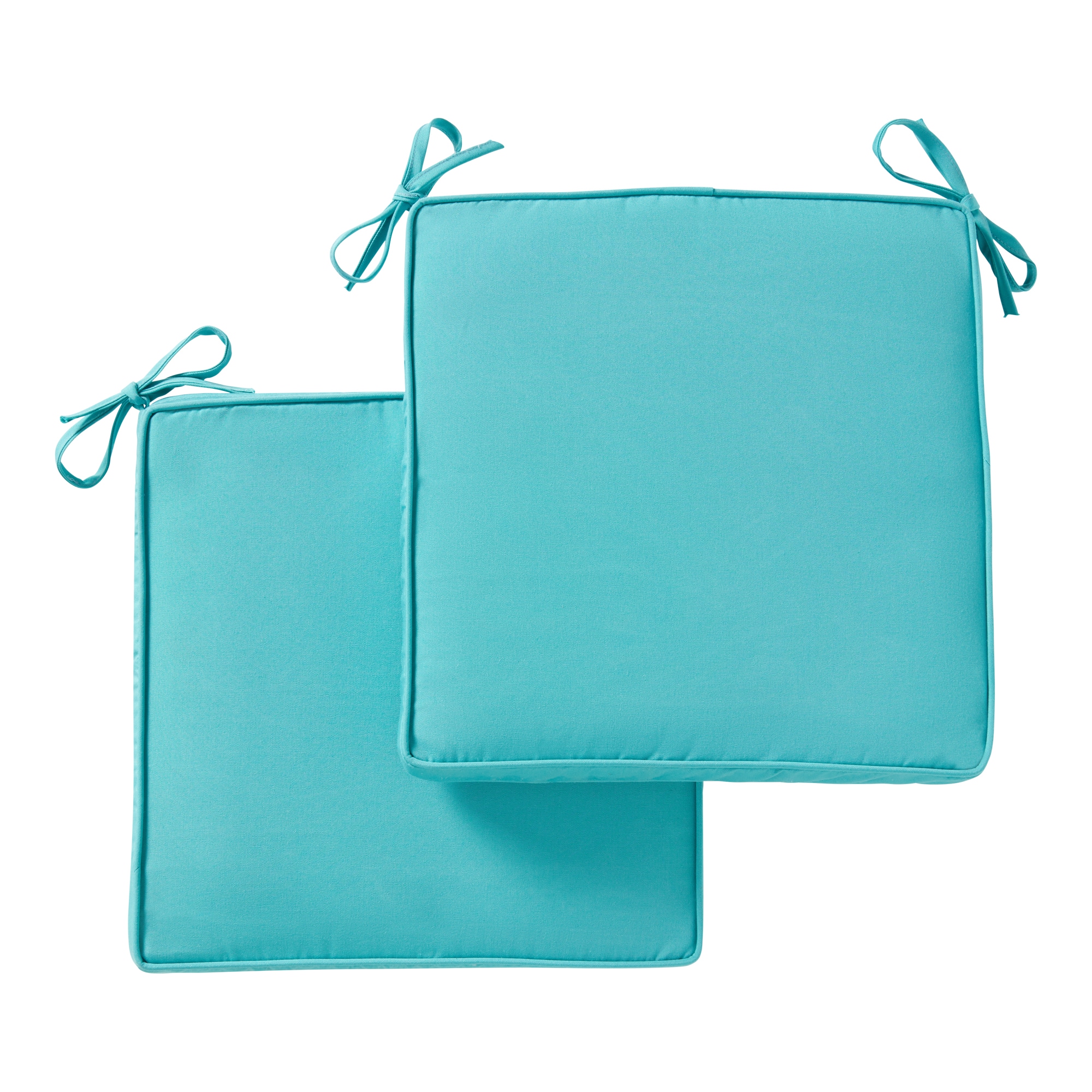 Greendale Home Fashions - Outdoor Sunbrella 17-in x 17-in 2 -Piece Canvas Aruba Patio chair cushion