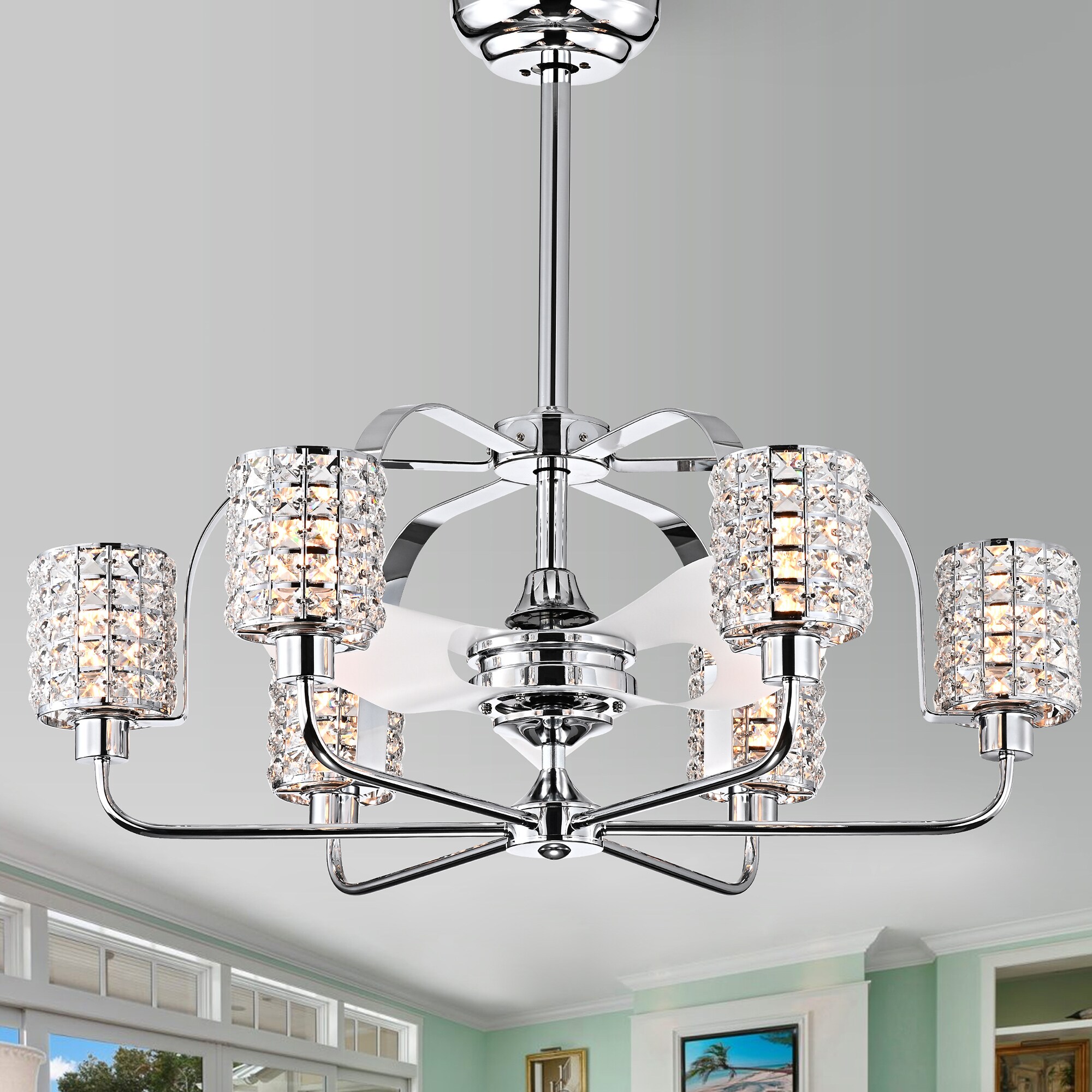 Home Accessories Inc CFL-8482CH Ceiling-Fans - View #3