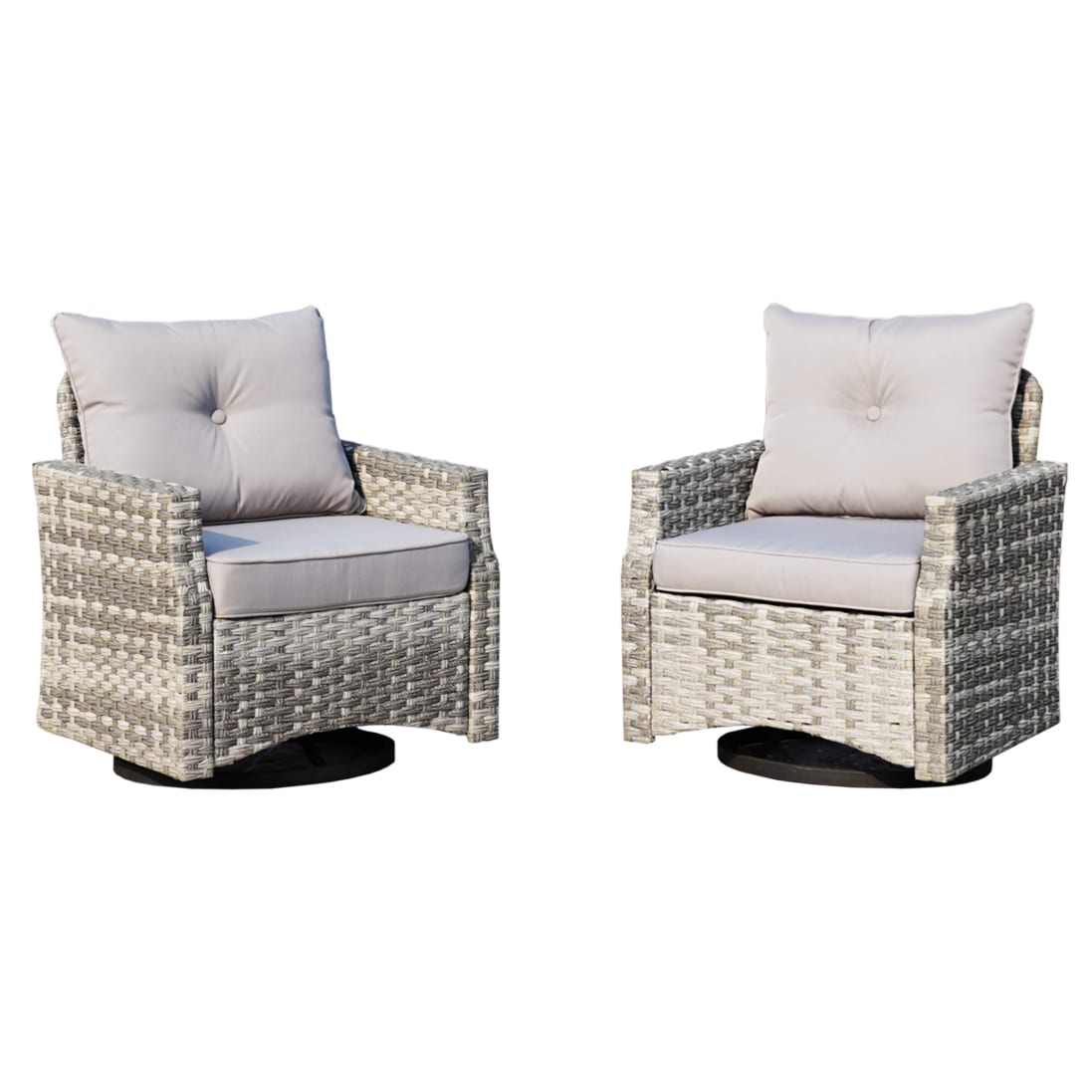 Direct Wicker DWC-2334SC-GR Patio-Chairs - View #4