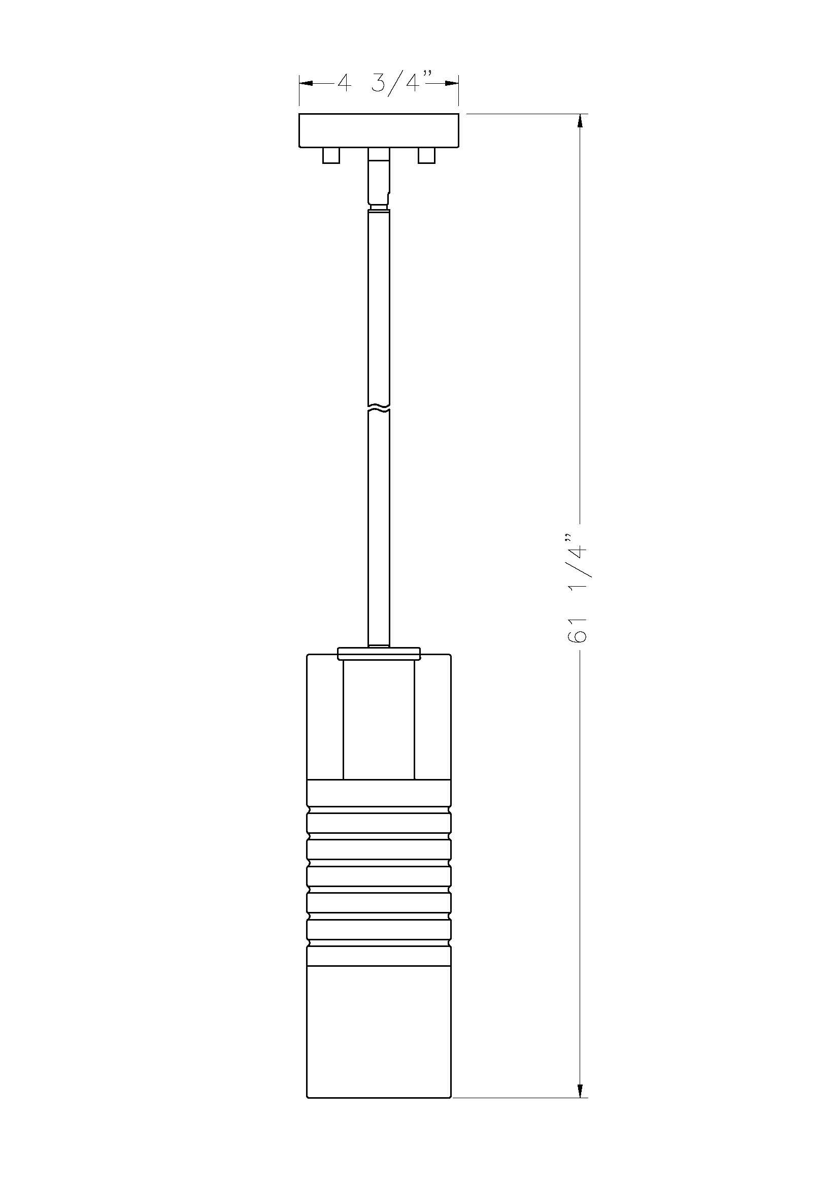 Brushed Nickel Frosted Glass Cylinder Pendant Light