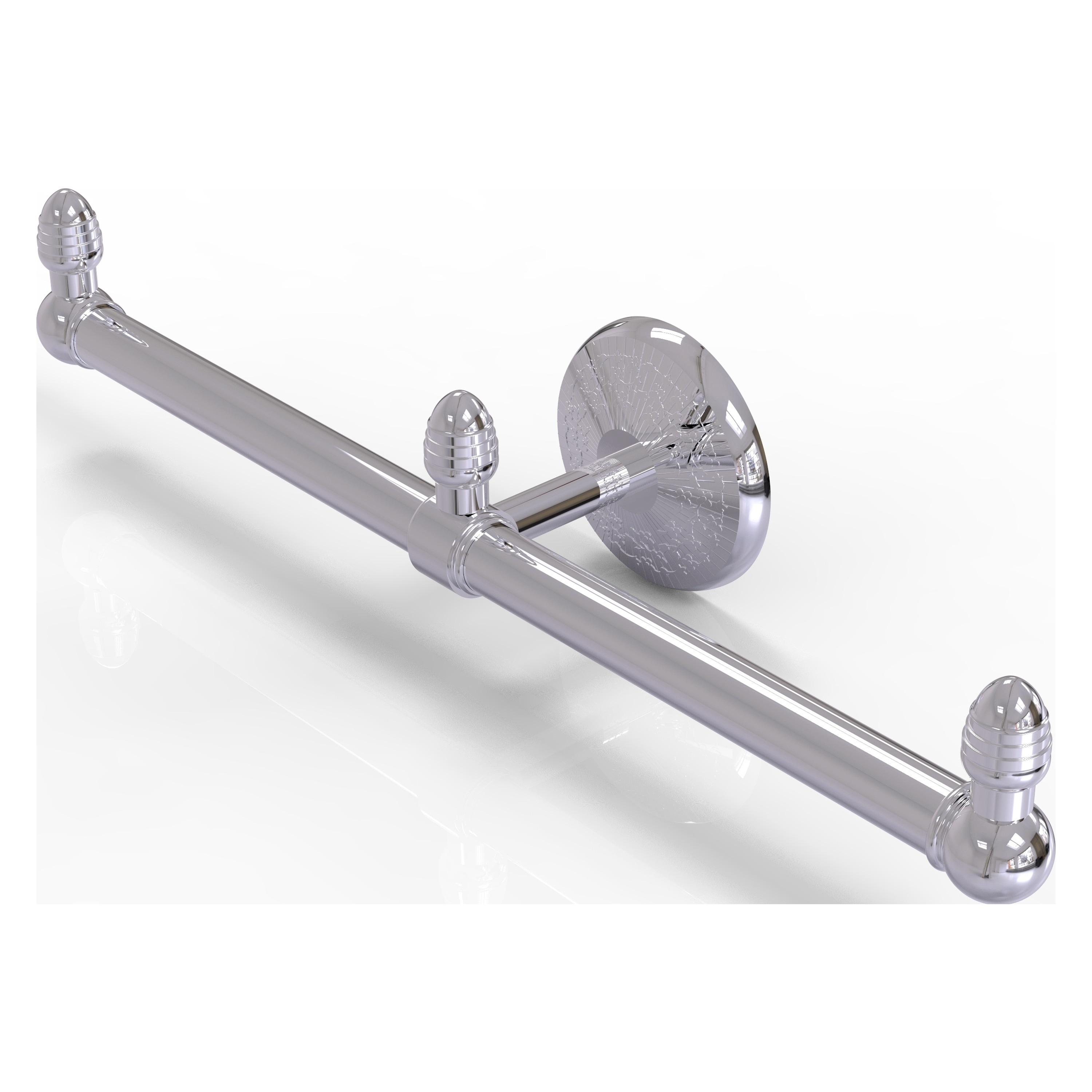 Allied Brass BPMC-HTB-2-PC Monte Carlo 15-in double Polished Chrome Wall mount Double Towel Bar