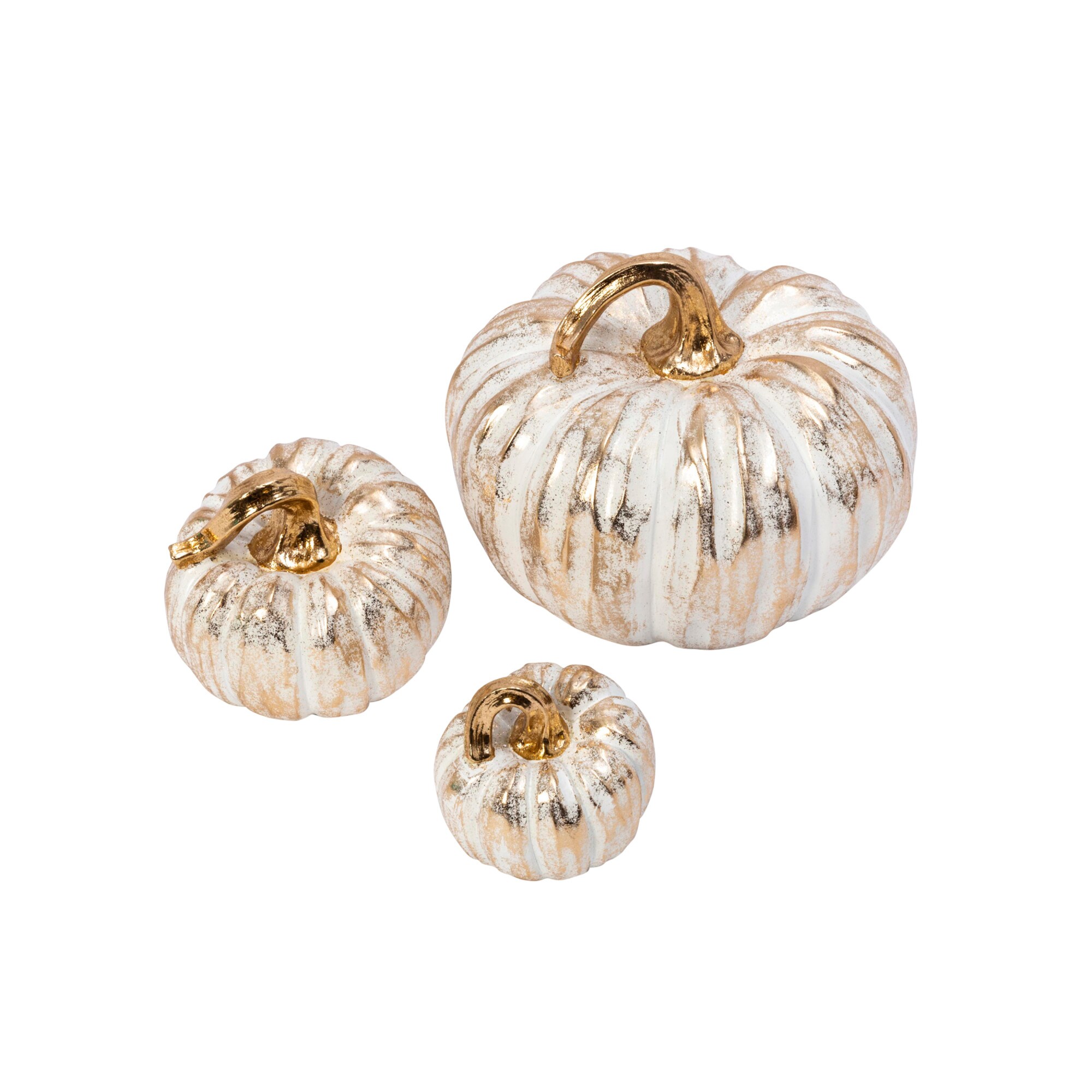 Gerson International 2532770EC 6.3-in Pumpkin Tabletop Decoration (3-Pack)
