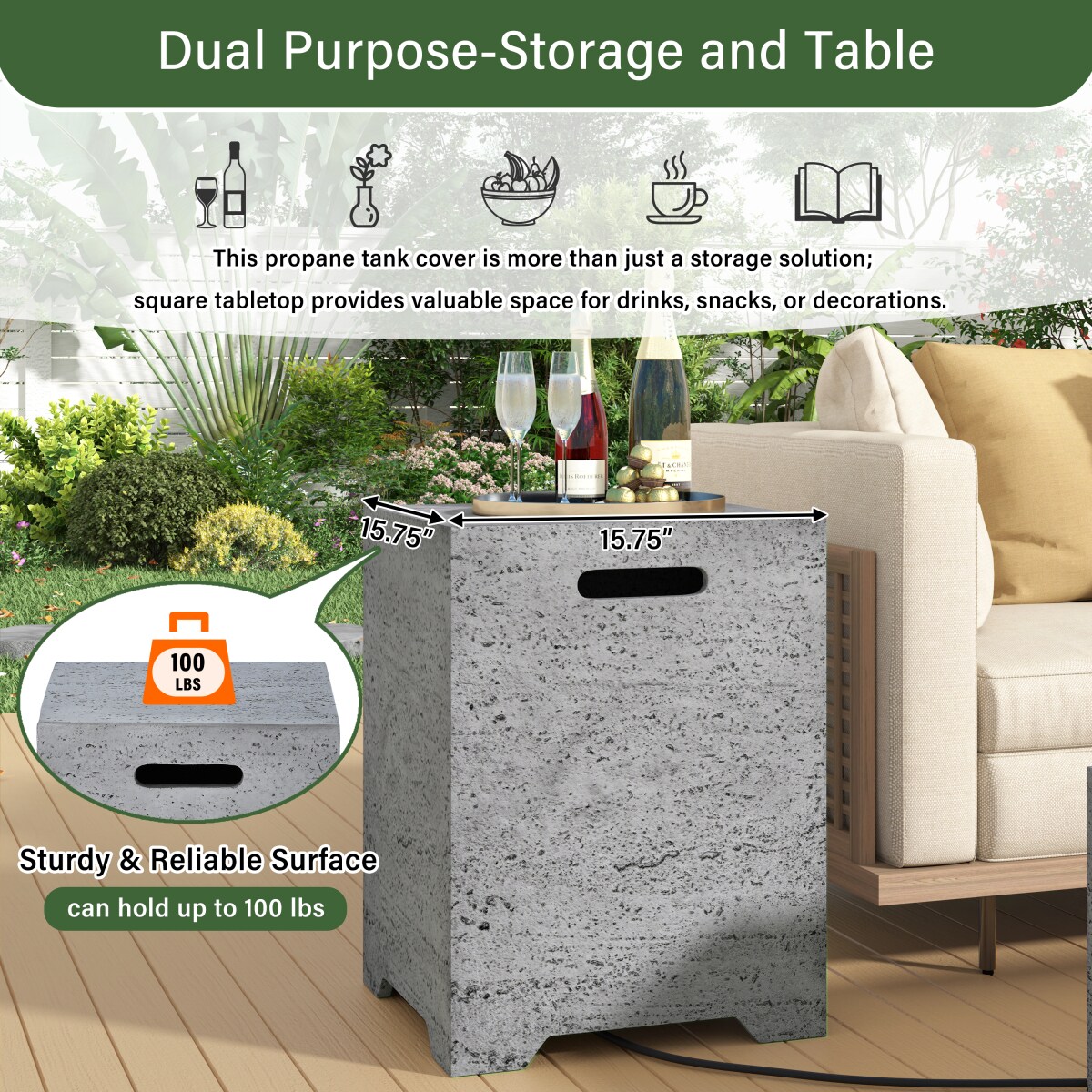 Streamdale Furniture WY000500AAB Outdoor-Gas-Firepits - View #11