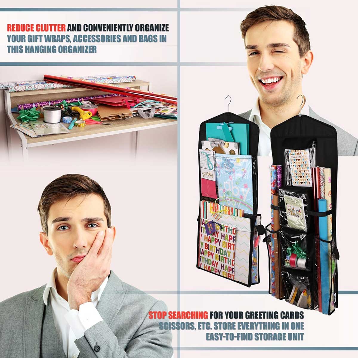 Aoibox LABGS2913 Wrapping-Paper-Storage - View #4