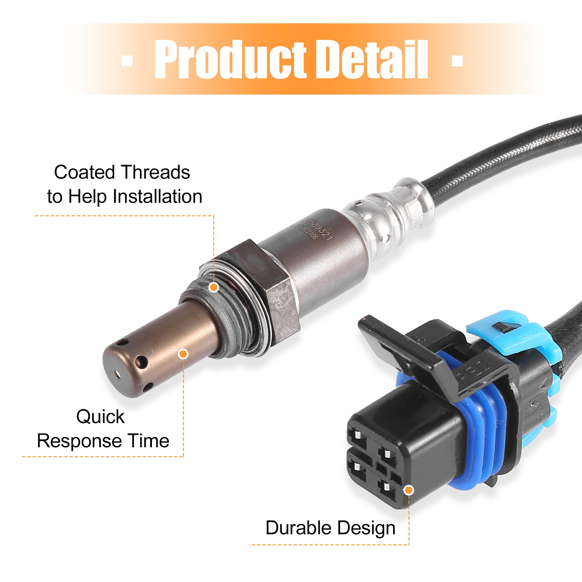 Unique Bargains 4 Wire Car Oxygen Sensor Air Fuel Ratio Downstream