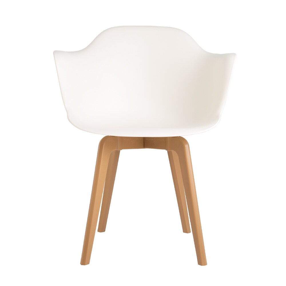 Lagoon 7067W9-NDTOS Set of 4 Penguin Contemporary/Modern Dining Arm Chair (Plastic Frame)