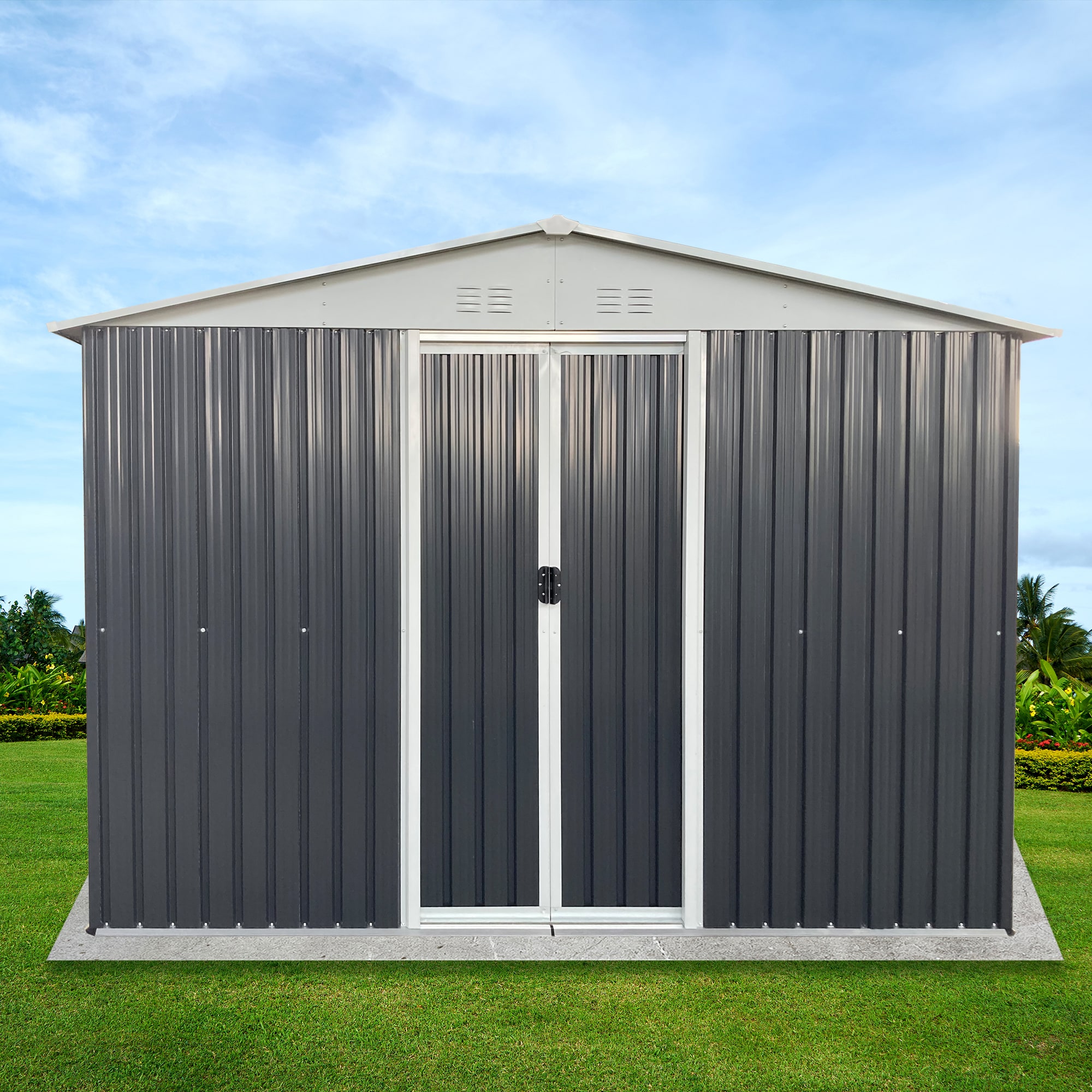 Clihome CL-W2794-00004 Metal-Storage-Buildings-Sheds - View #2