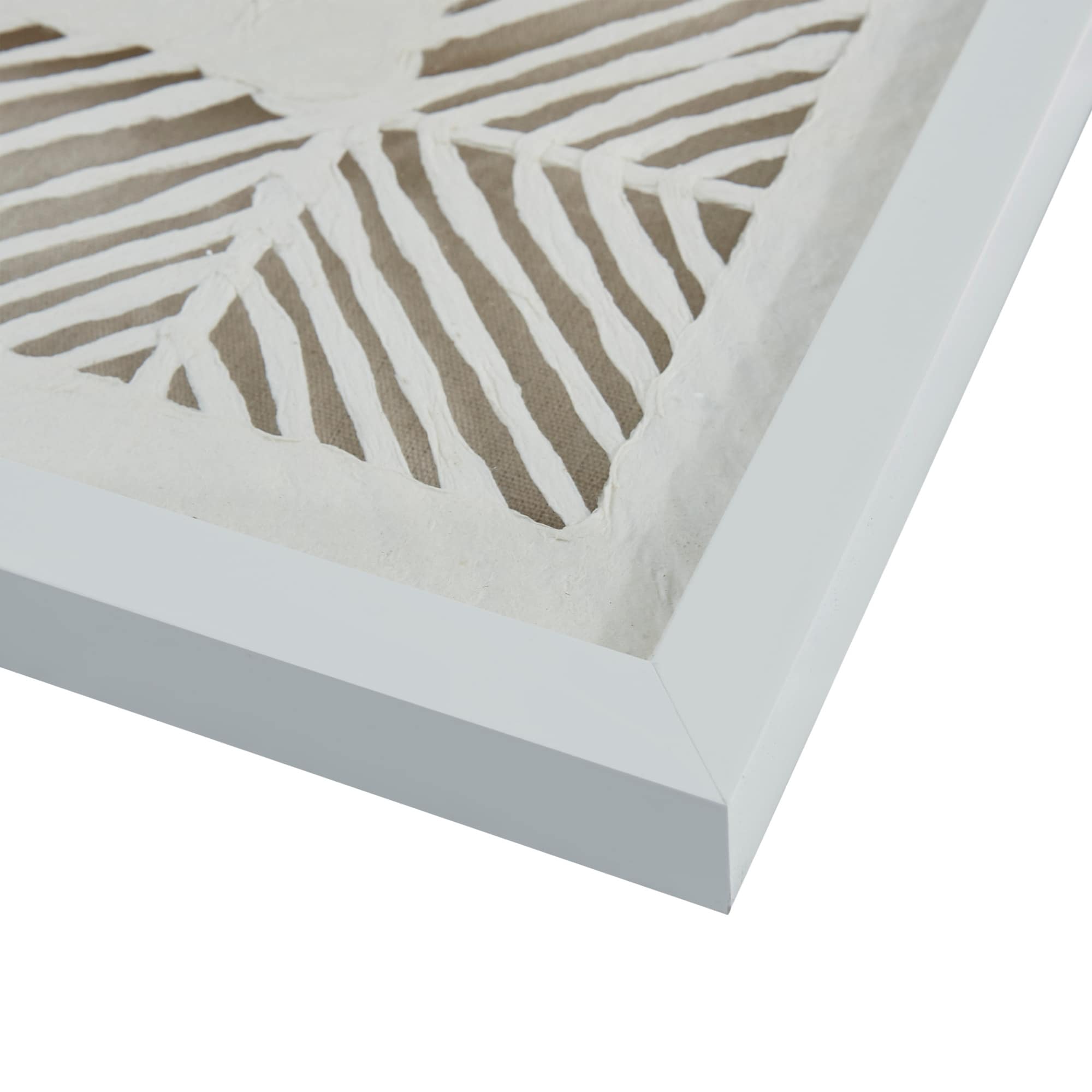 Natural Off-White Rectangular Rice Paper Shadow Box Set
