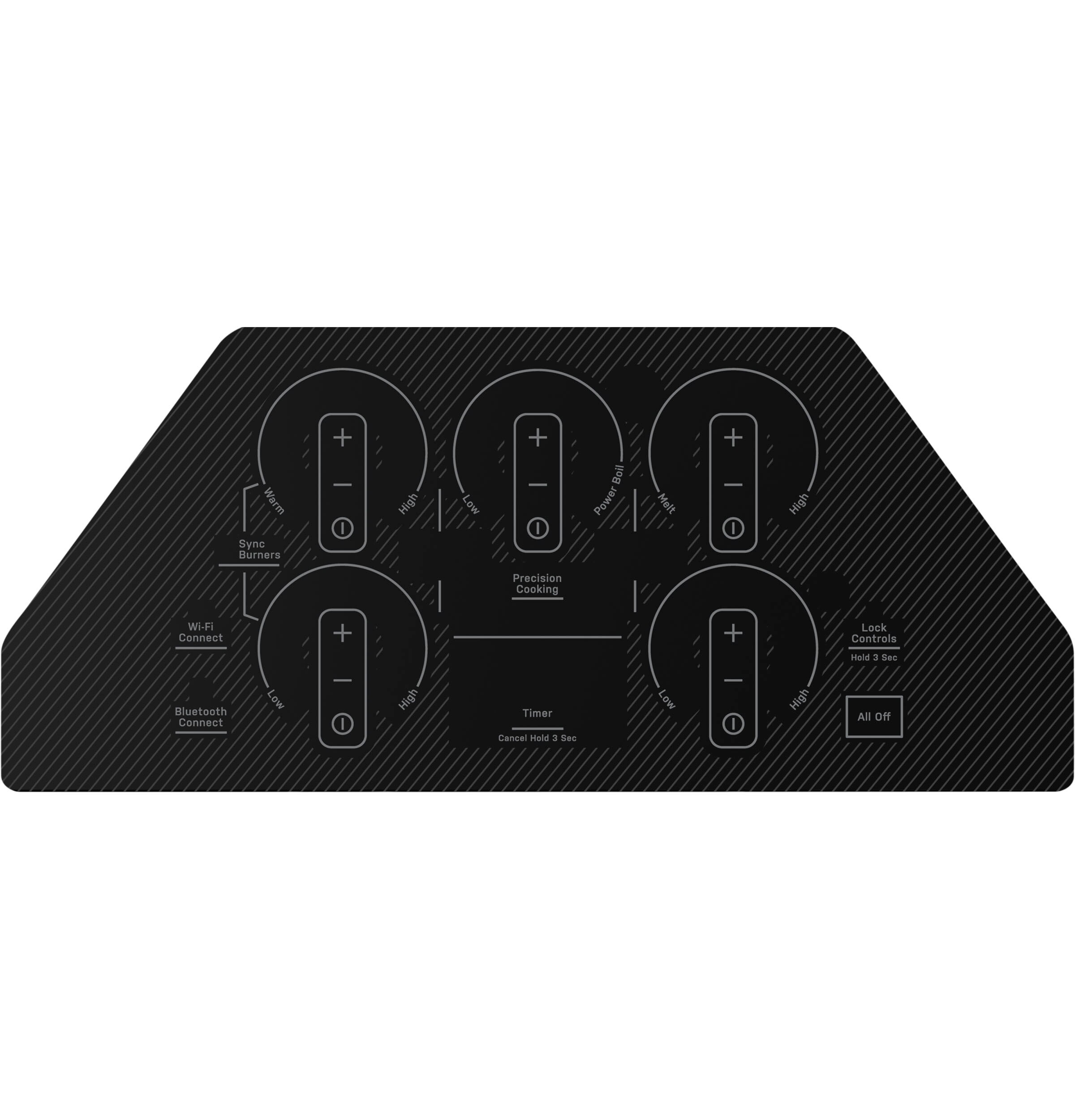 GE Profile 30 in. Smart Radiant Electric Cooktop in Black with 5 Elements  PEP9030DTBB - The Home Depot
