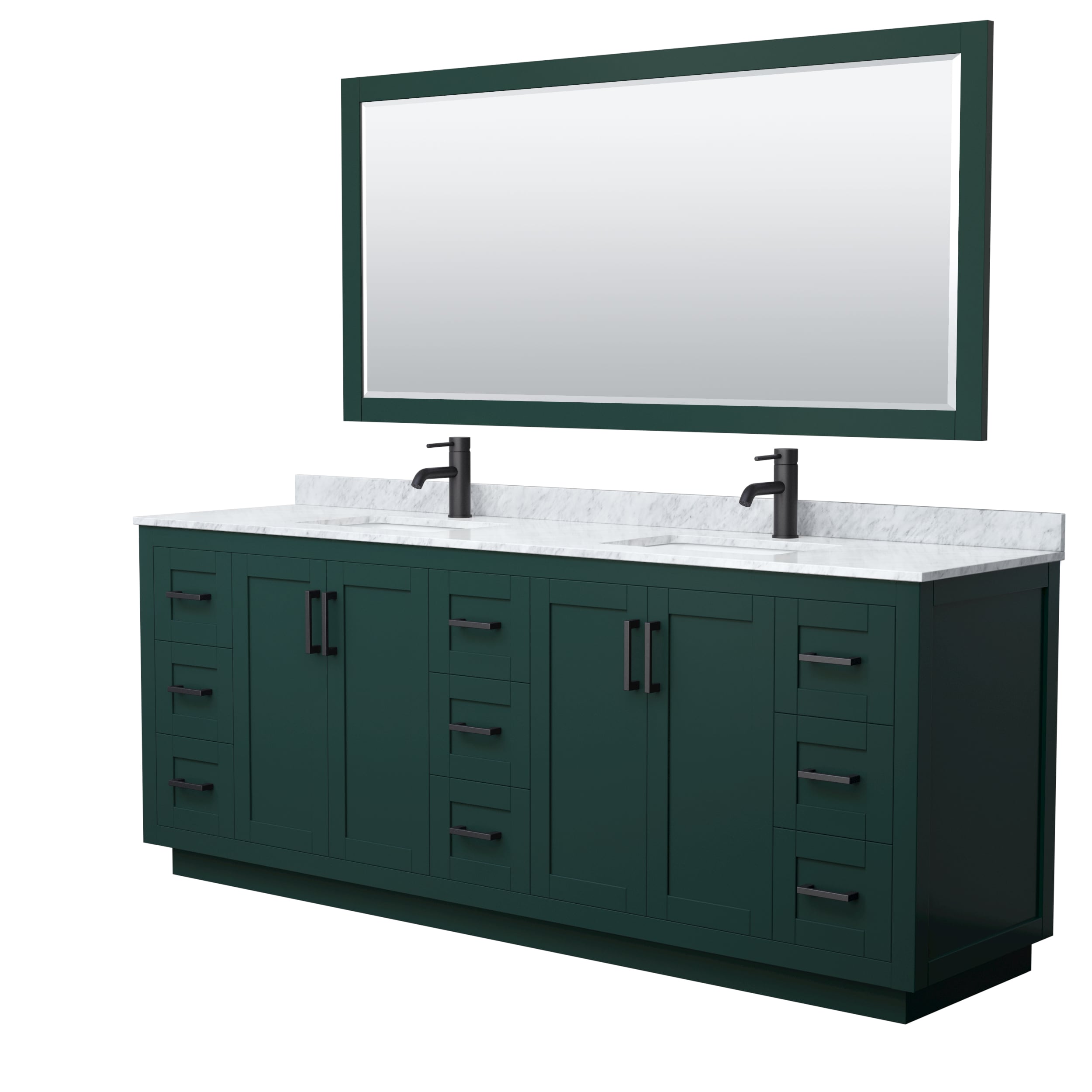 Wyndham Collection WCF292984DGKCMUNSM70 Bath-Vanity-Combo - View #2