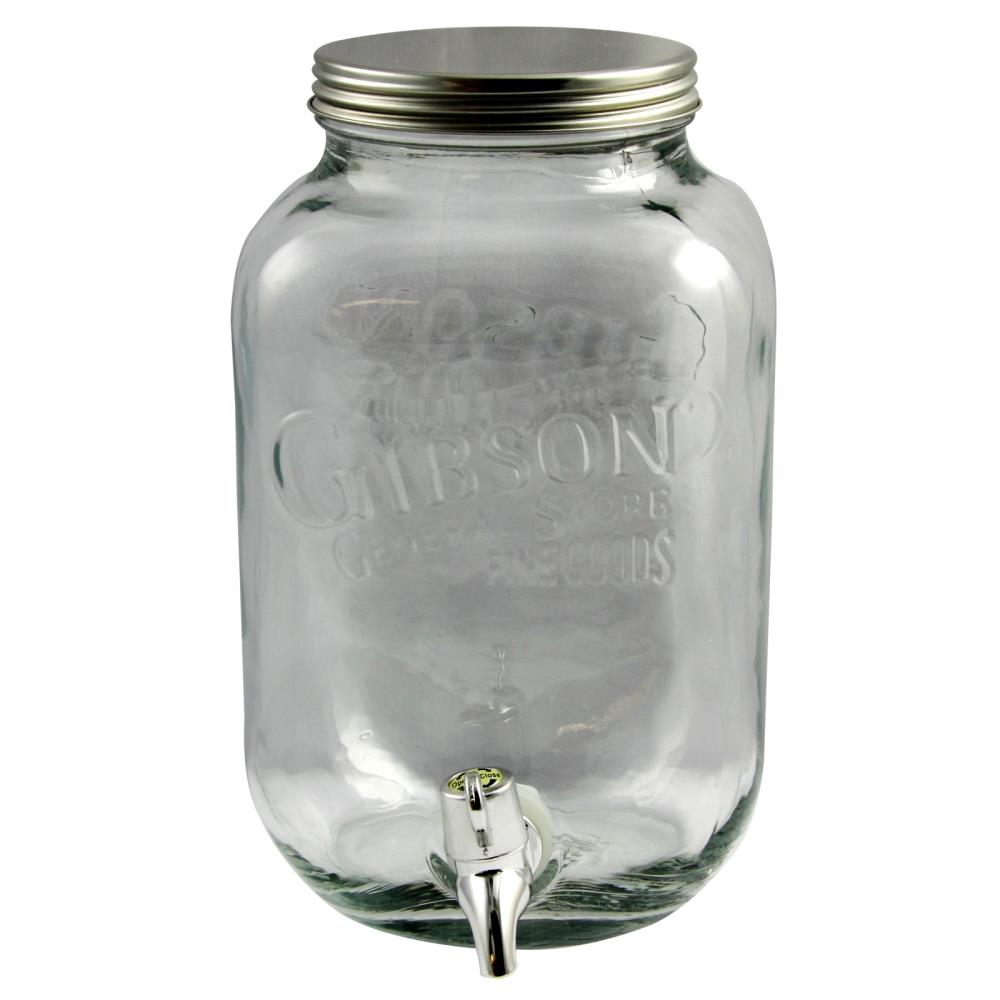 General Store 2 Gallon Barrel Shape Beverage Dispenser - Clear Glass -  Rustic Vintage Design - Perfect for Chilled Beverages - Energy Star in the  Beverage Dispensers department at