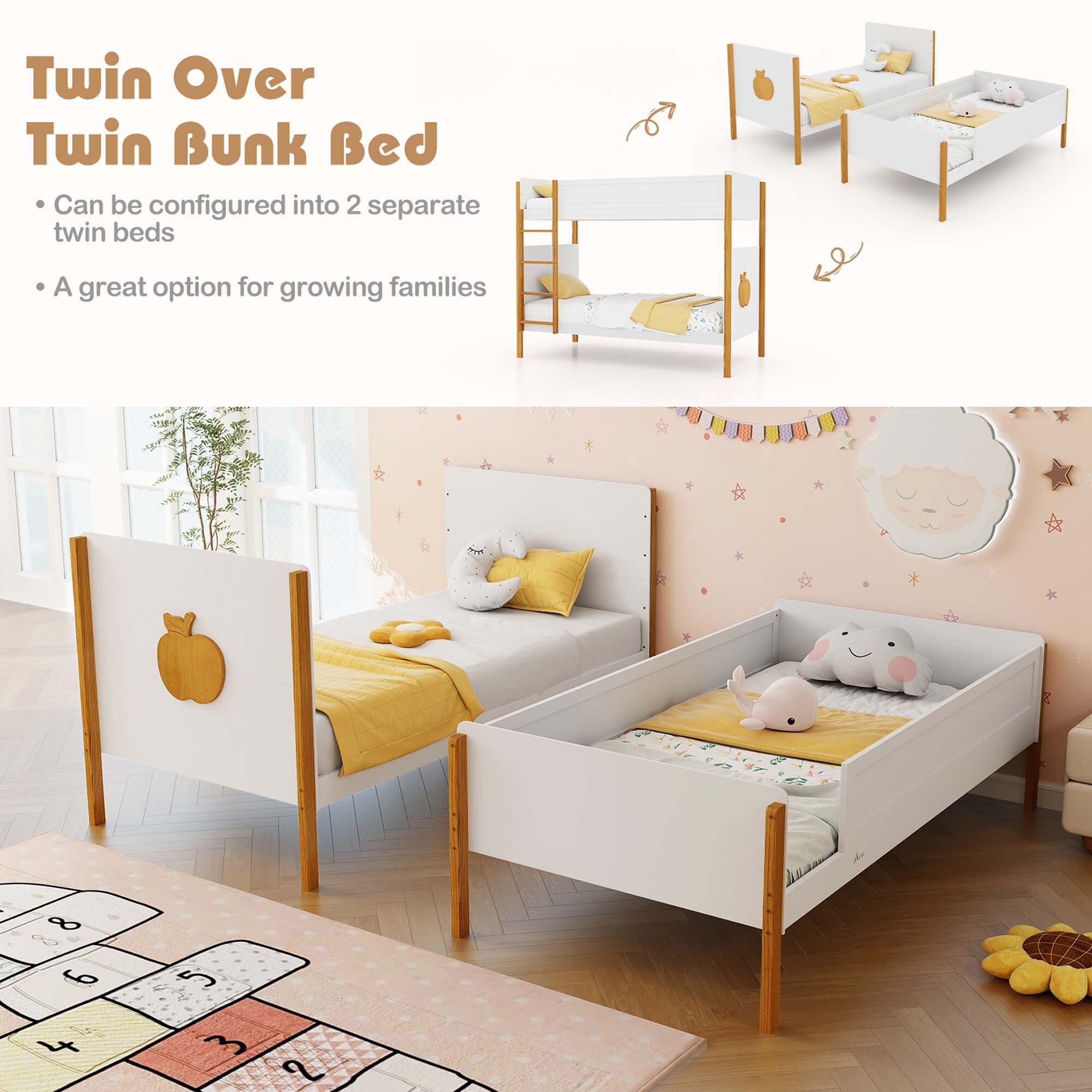 Costway HCST00694 Bunk-Beds - View #7