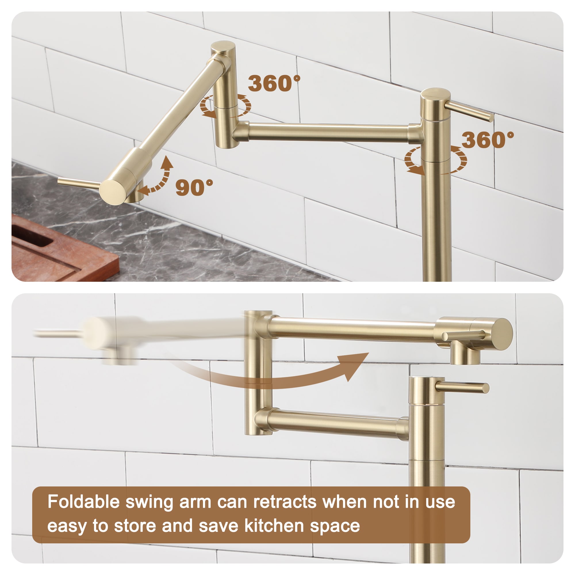 CASAINC KCLT0027-BG Kitchen-Faucets - View #8