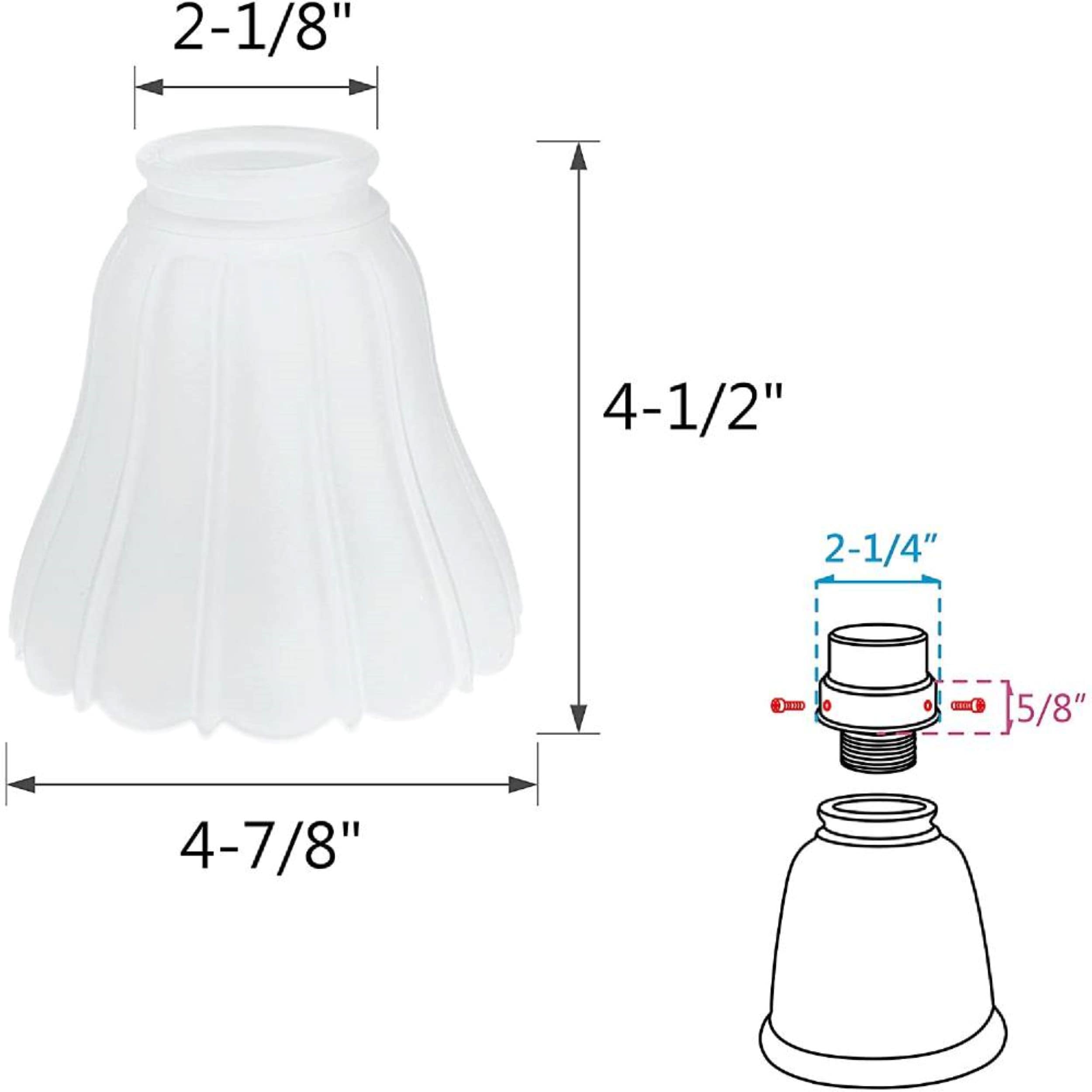 Aspen Creative Corporation 23087-4 Light-Shades - View #3