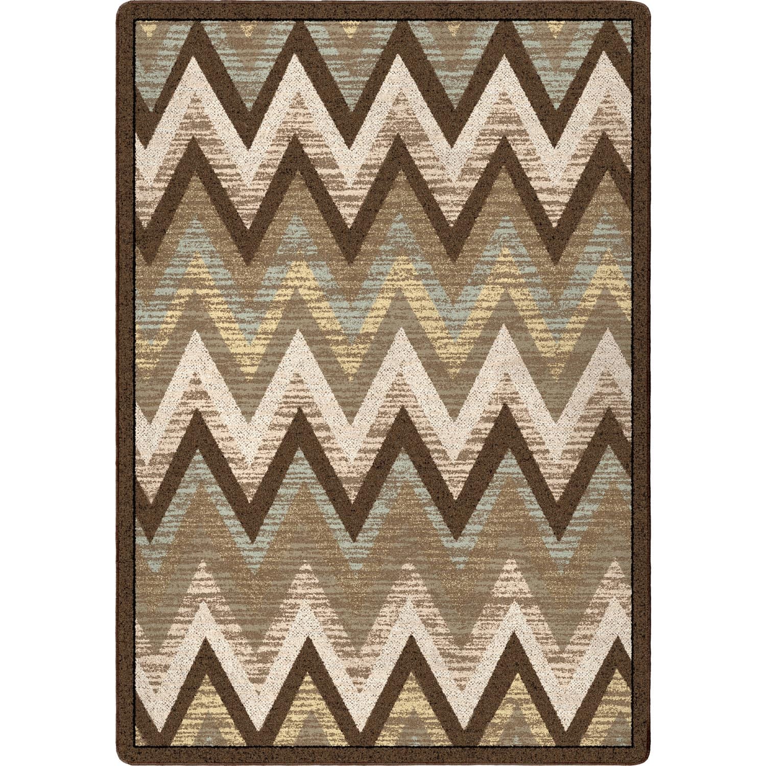 American Dakota Rain Flame Fine Area Rug