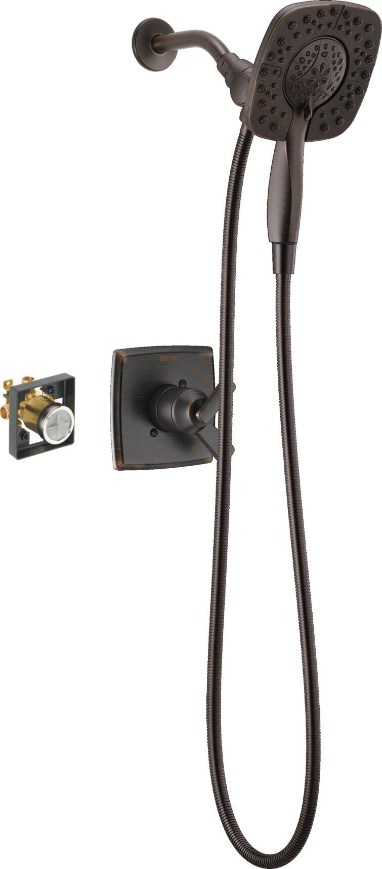 Valve Kit at Lowes.com Delta Ashlyn Venetian Bronze In2ition Two-in-One 2-handle Shower Faucet with Mixing Valve Kit at Lowes.com