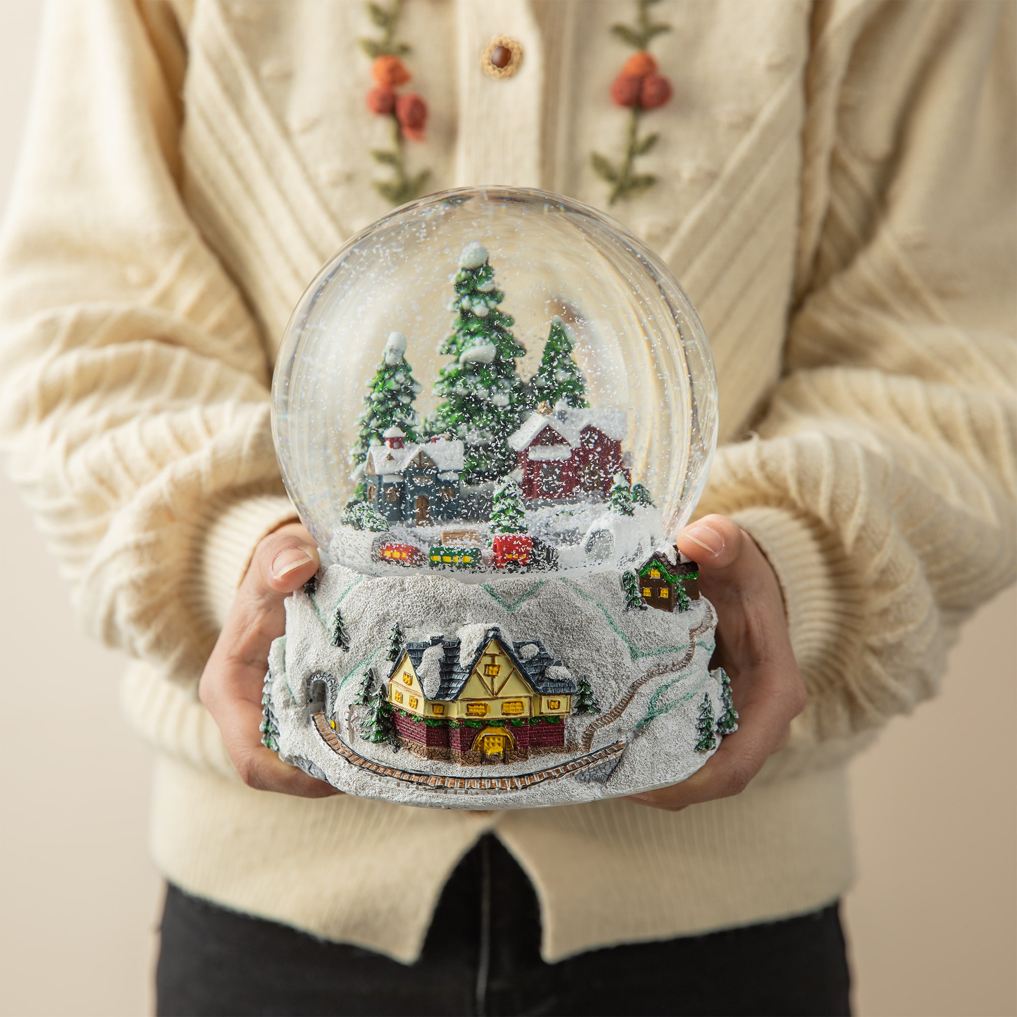 Glitzhome 2038500017 Table-Christmas-Decorations - View #8