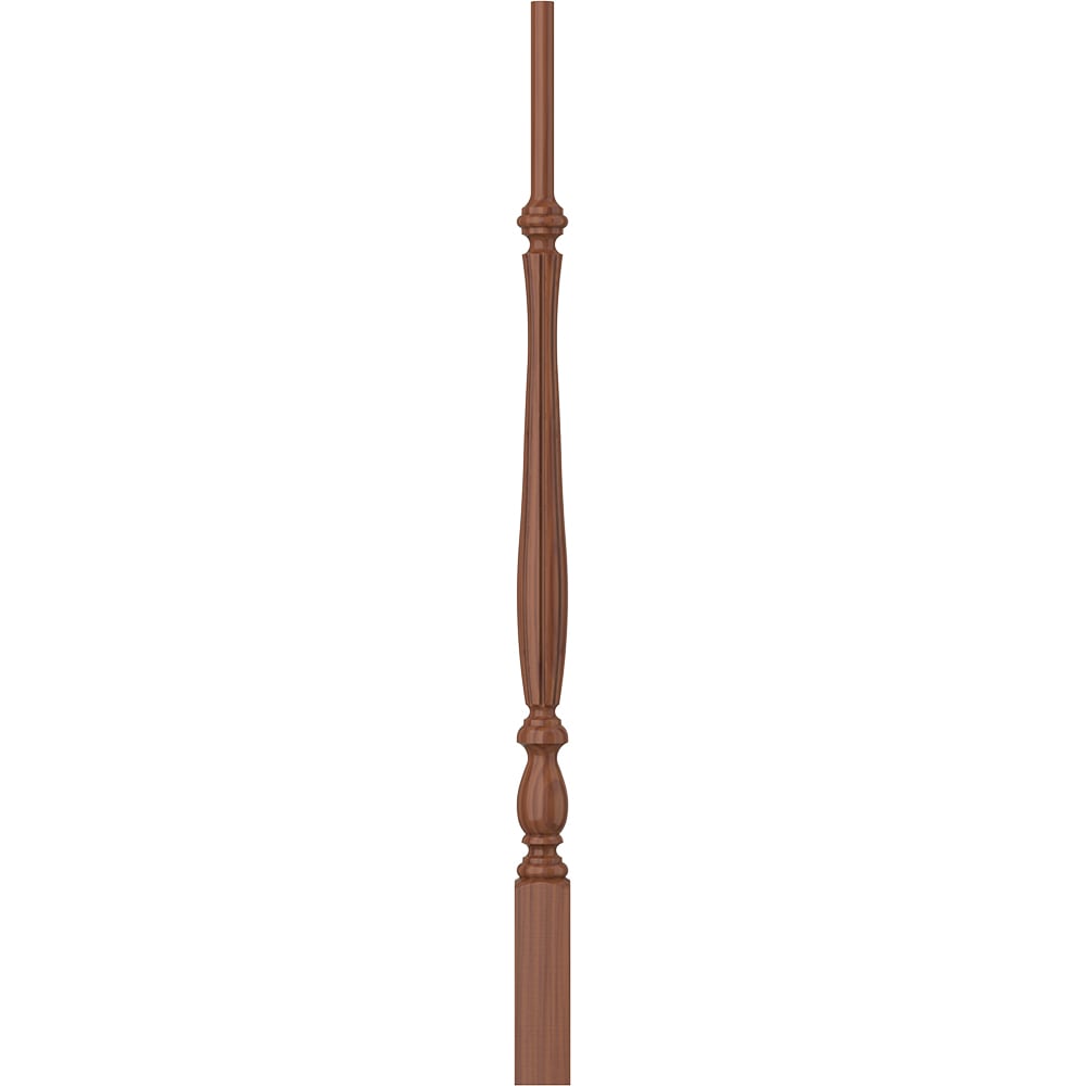 L.J. Smith Stair Systems LJF-2915-C 34 34-in x 1.75-in Unfinished Cherry Pin Top Stair Baluster