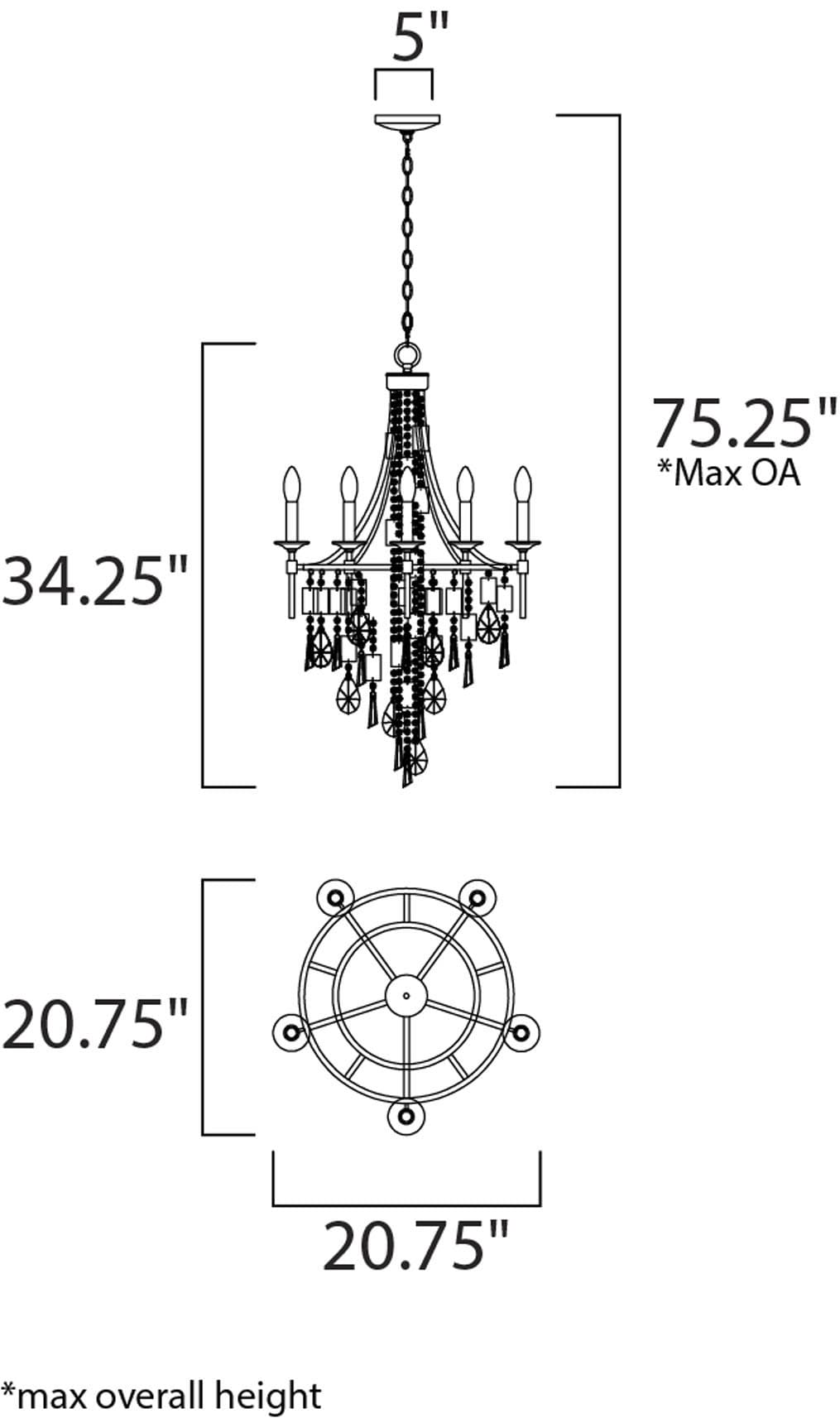 Maxim Lighting 14425CZGS b090015 - View #5